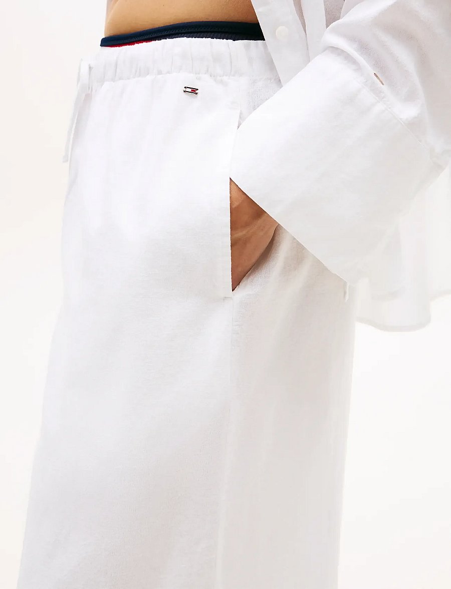 Tommy Hilfiger - WIDE LEG PANTS (EXT) - strandtøj - pvh classic white - 4