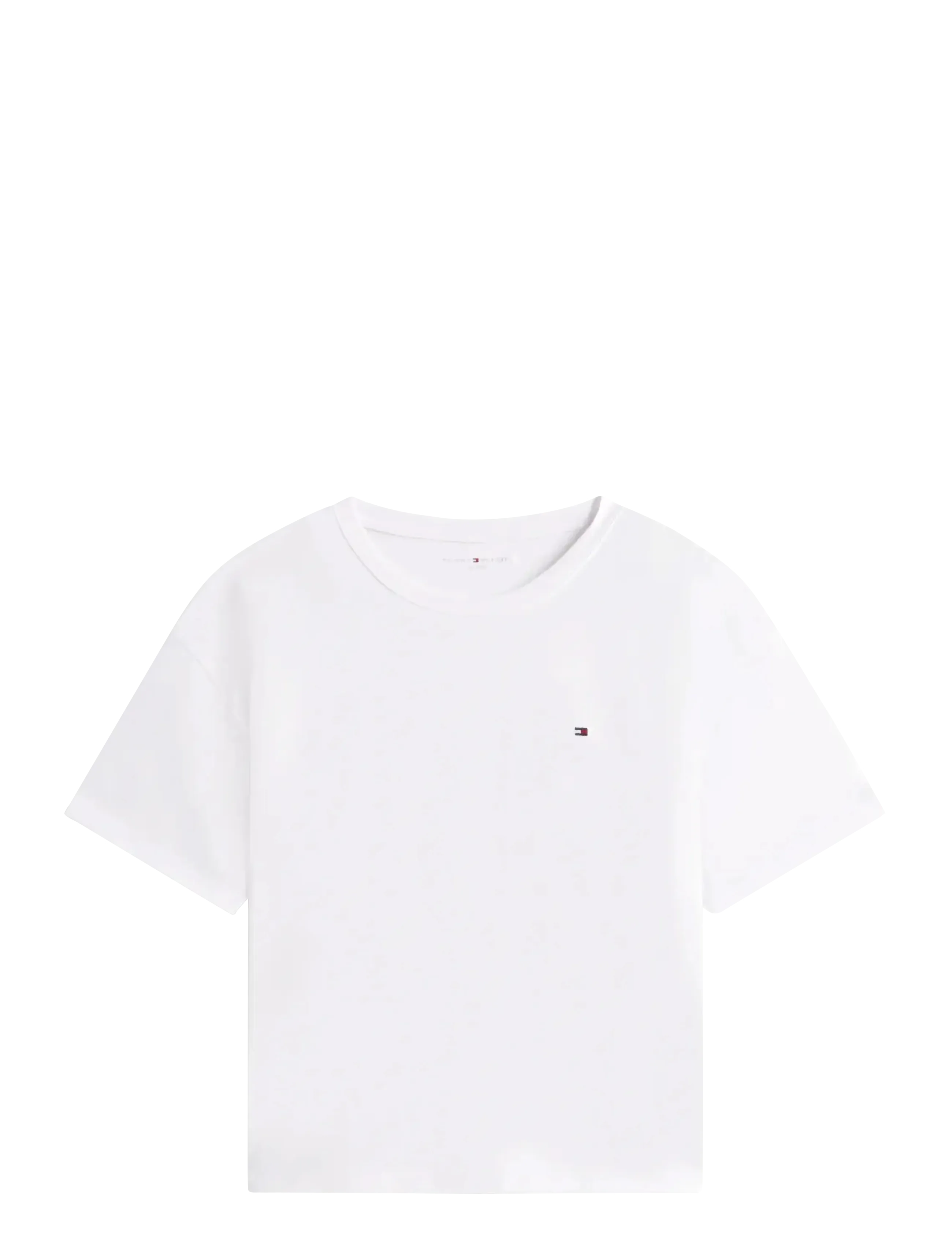 Tommy Hilfiger - JERSEY SS TEE EMB SHORT PJ SET - pyjamas - white - 2