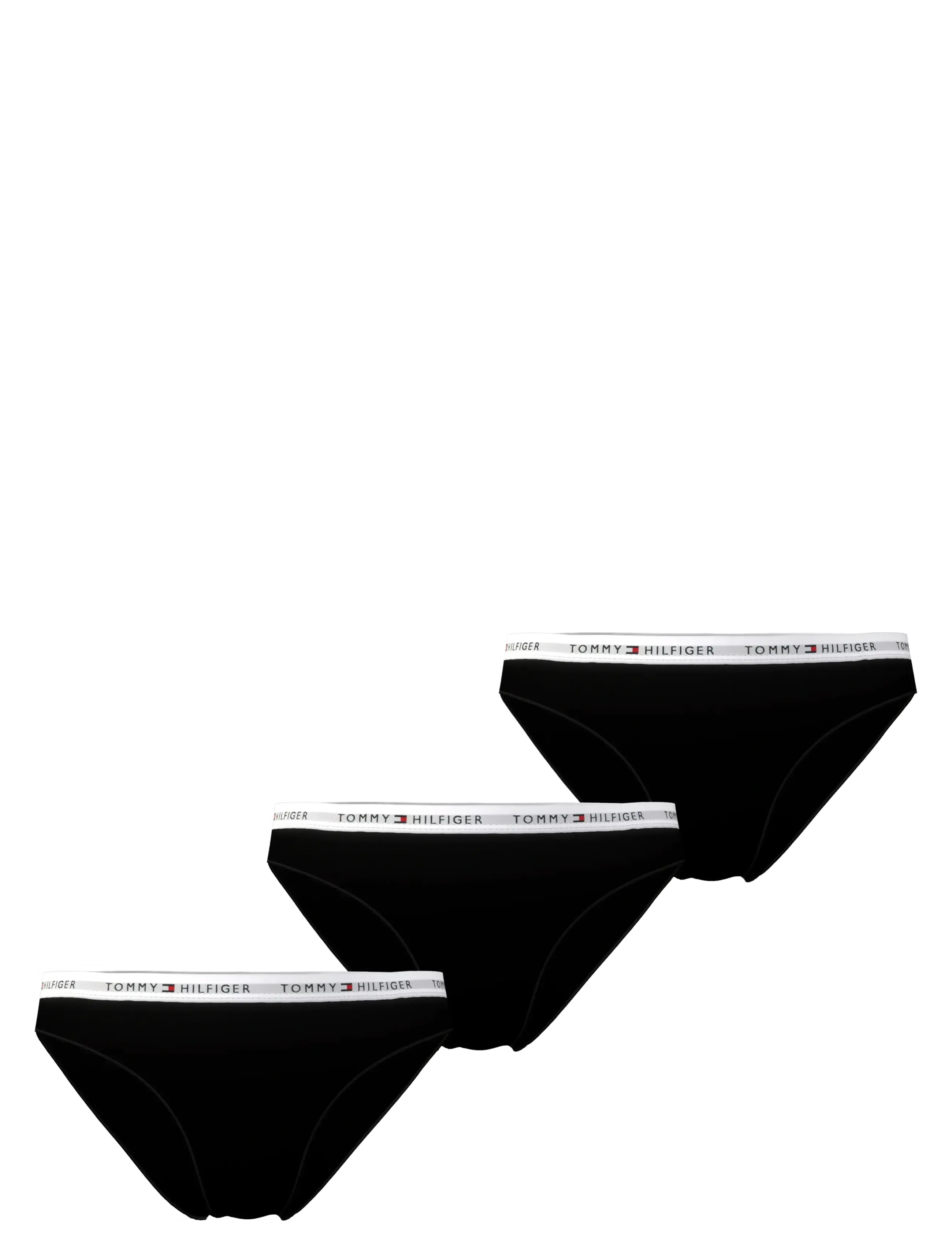 Tommy Hilfiger 3 PACK BIKINI - Slipjes - BLACK BLACK BLACK / black