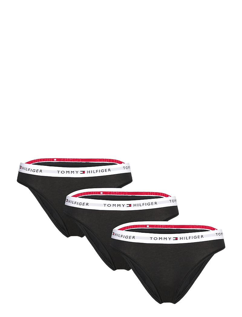 Tommy Hilfiger - 3 PACK BIKINI - püksikud - black black black - 0