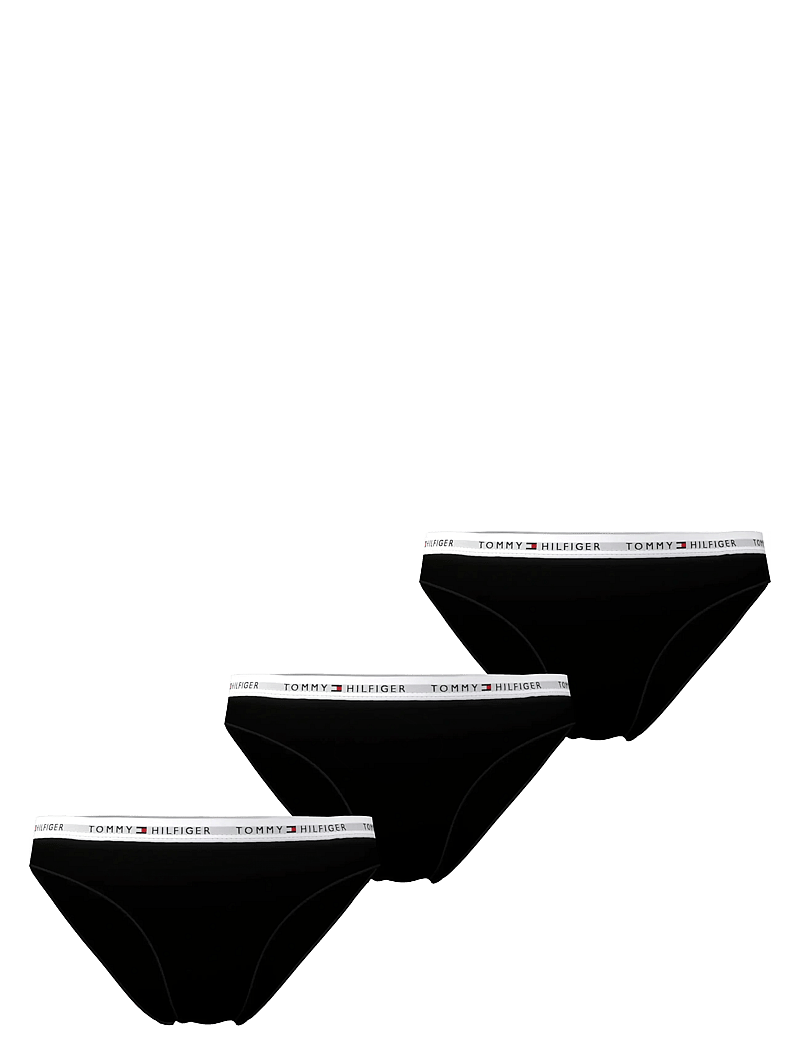 Tommy Hilfiger - 3 PACK BIKINI - püksikud - black black black - 0