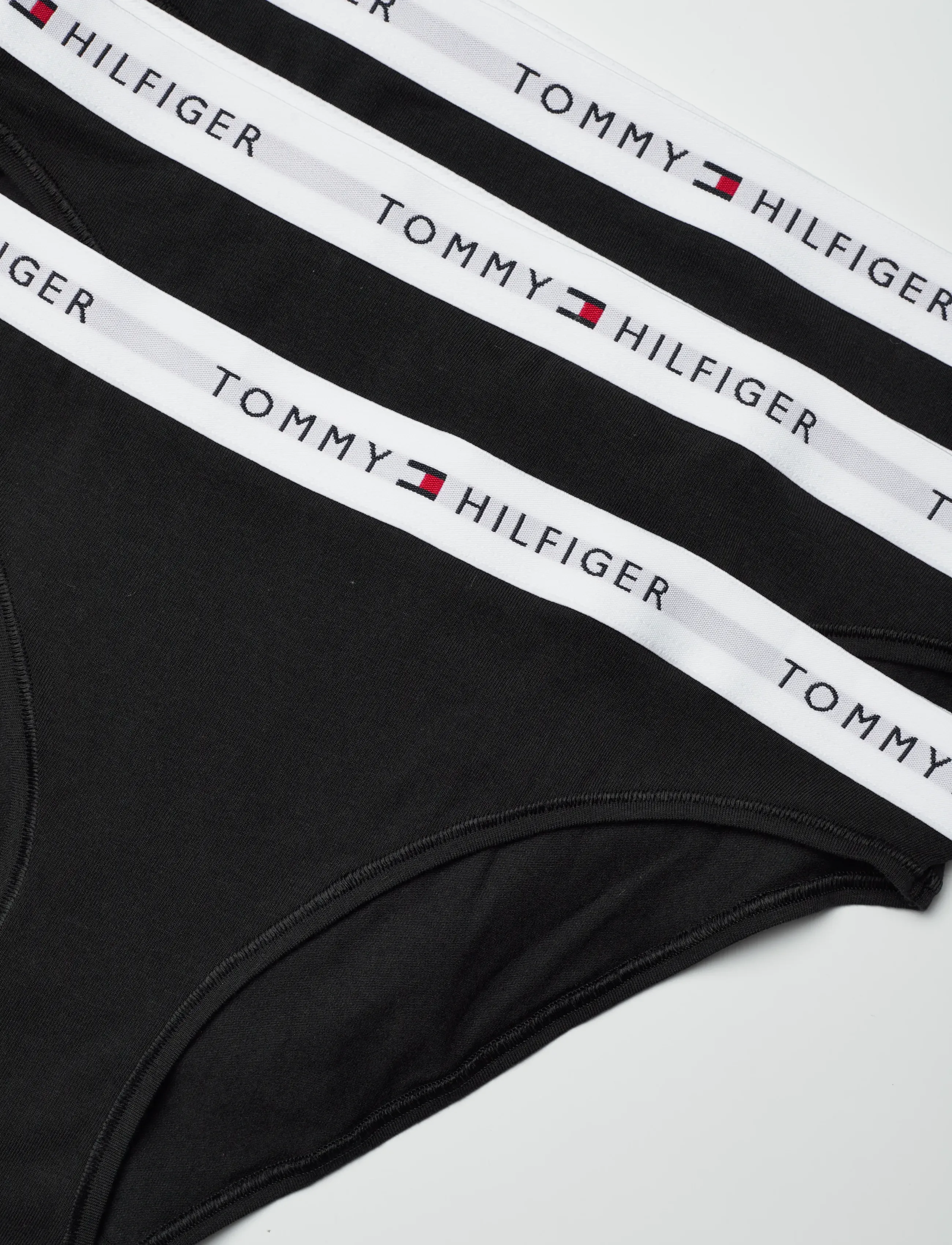 Tommy Hilfiger - 3 PACK BIKINI - briefs - black black black - 1