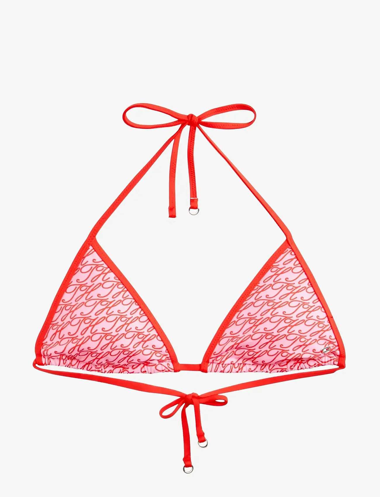 Tommy Hilfiger - TRIANGLE RP PRINT - trekantsbikinier - script all over rose - 1