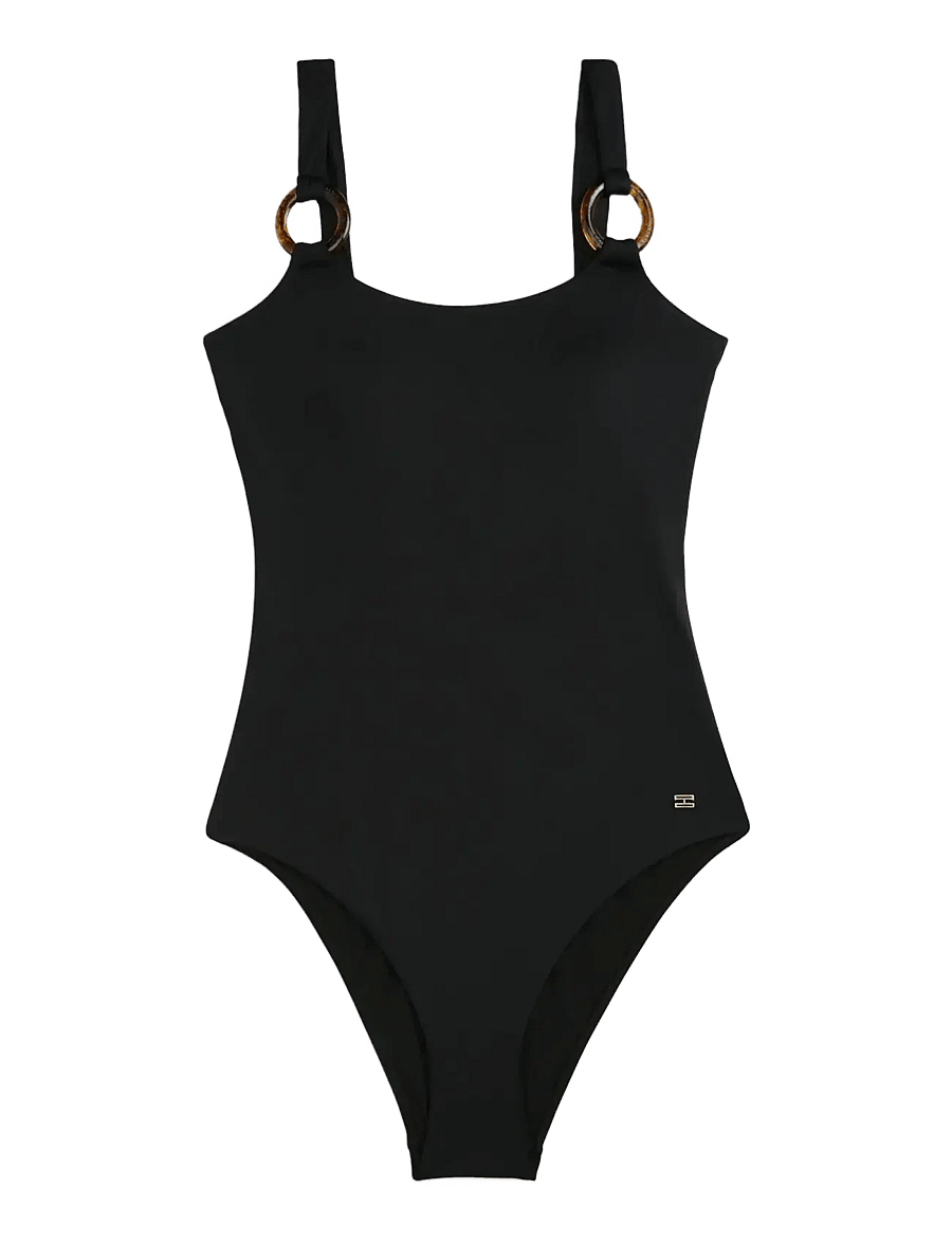 Tommy Hilfiger - SCOOP BACK OP - badedragter - pvh black - 1