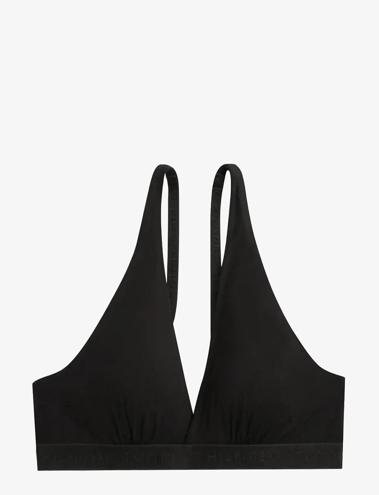 Tommy Hilfiger - LONGLINE RP TRIANGLE - kolmnurksed bikiinide ülaosad - black - 1