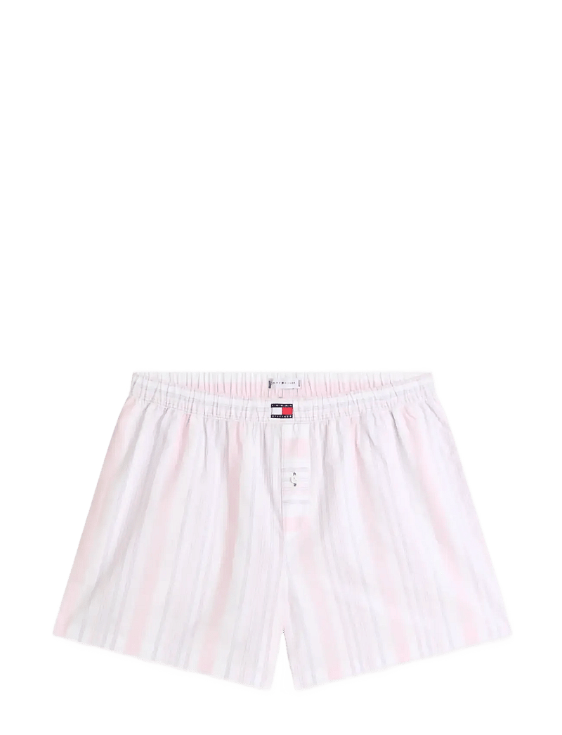 Tommy Hilfiger - POPLIN STRIPE SHORTS - pyjamasshorts - classic pink multi stripe - 1