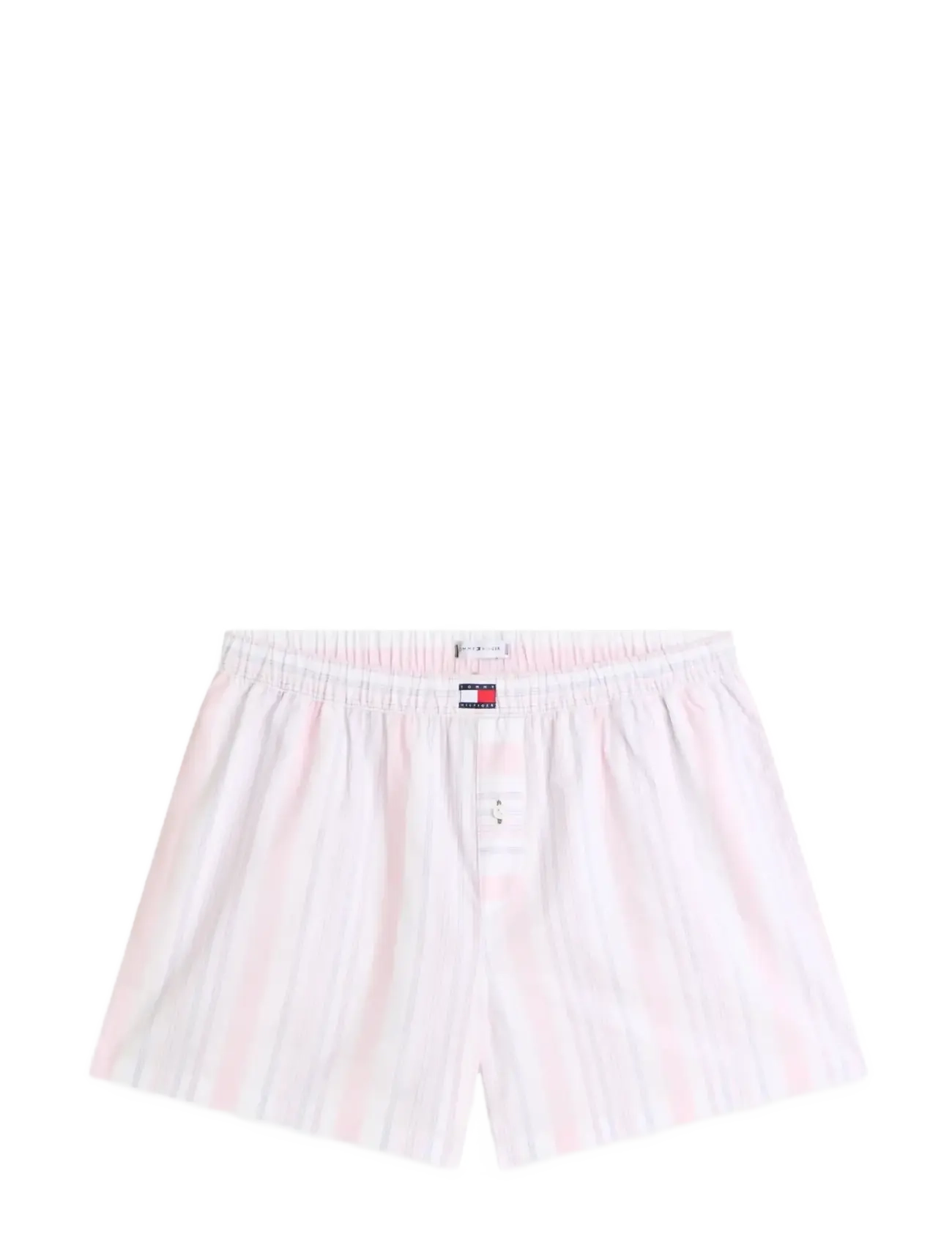 Tommy Hilfiger POPLIN STRIPE SHORTS - Hverdags stil - CLASSIC PINK MULTI STRIPE / pink/rose