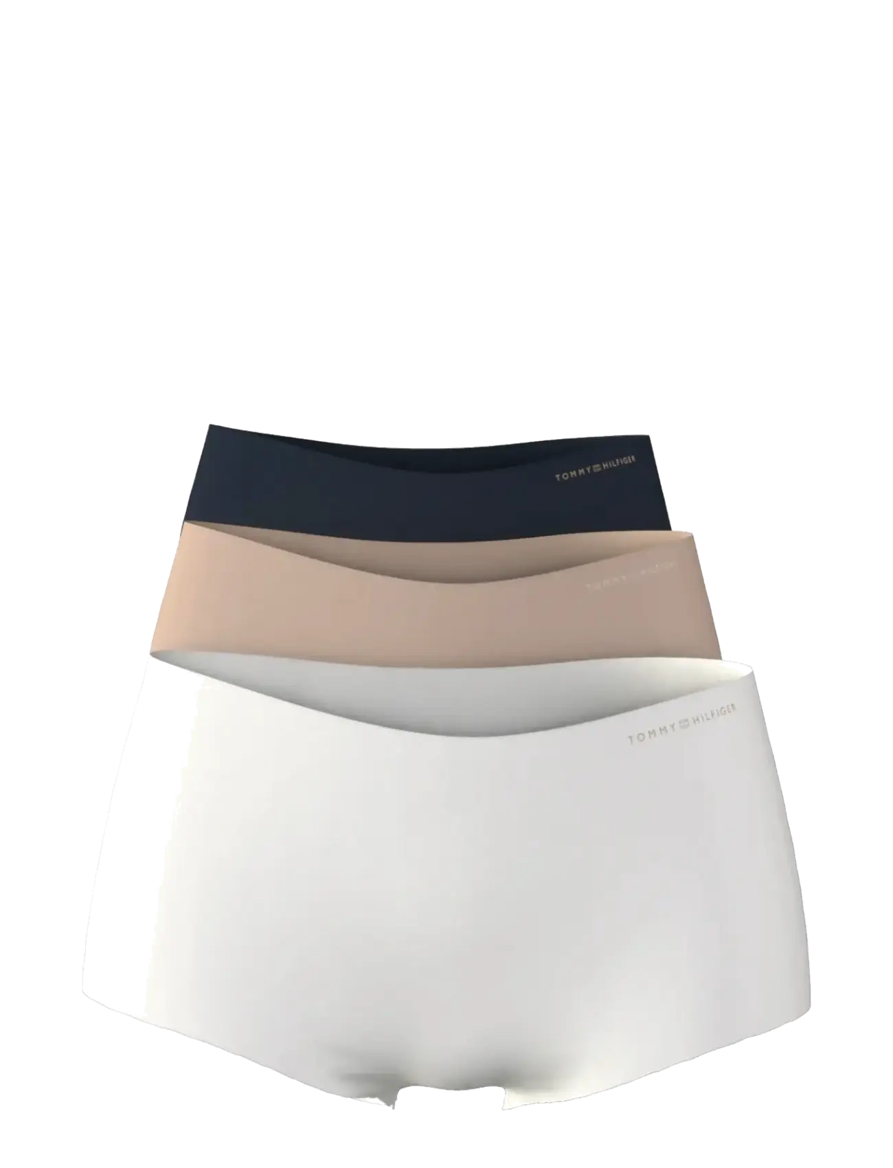 Tommy Hilfiger 3 PACK MICRO SHORTY - Underkläder - IVORY MISTY BLUSH BLACK / multi