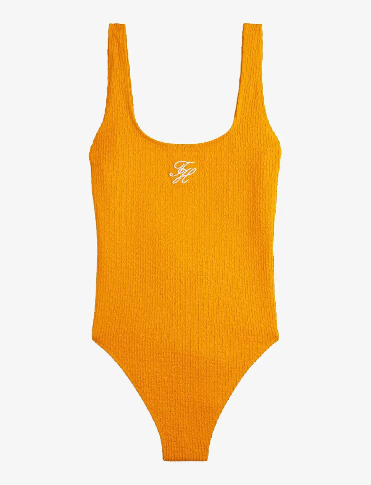 Tommy Hilfiger - SCOOP BACK ONE PIECE - badedragter - orange hype - 1