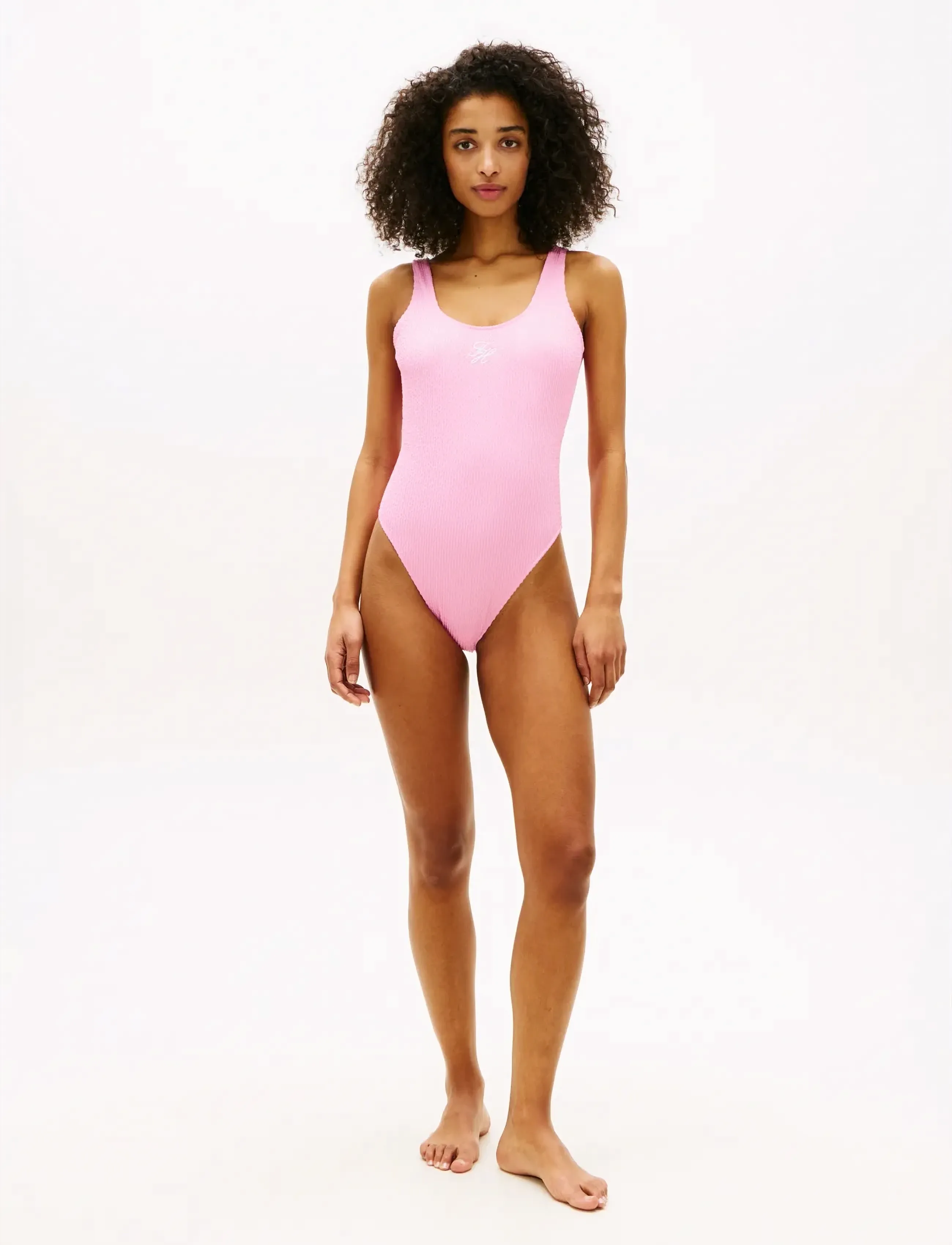 Tommy Hilfiger - SCOOP BACK ONE PIECE - badeanzüge - rose petal - 3