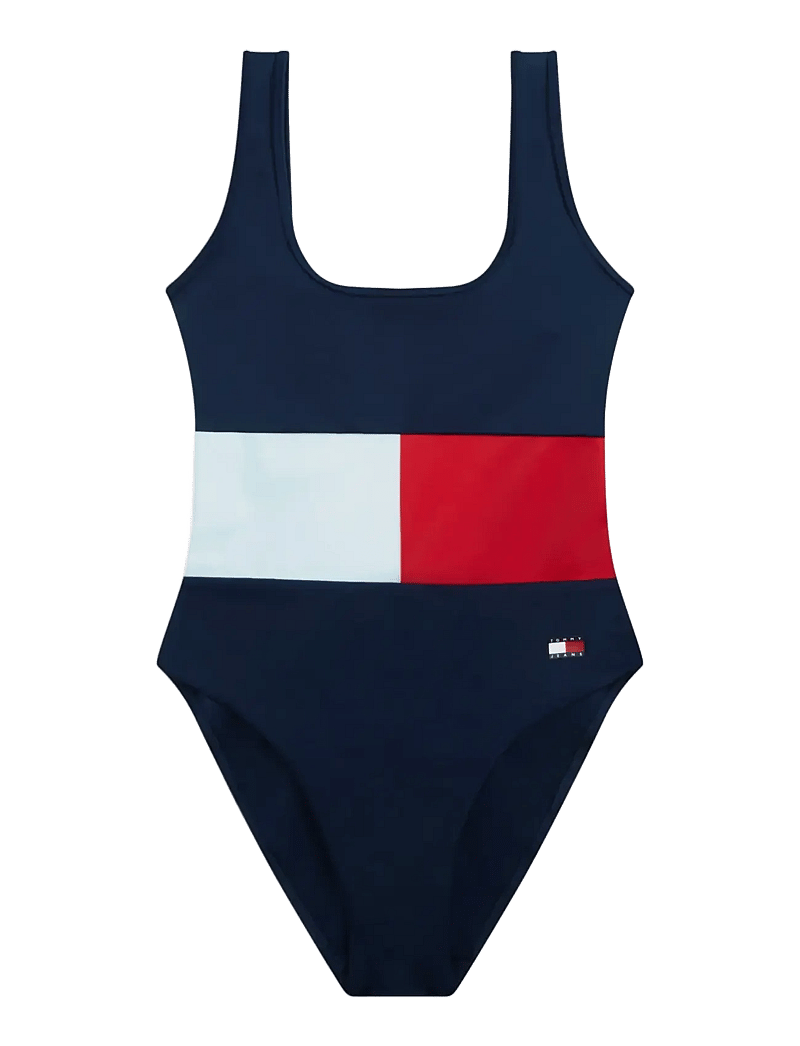 Tommy Hilfiger - SCOOP ONE PIECE (EXT SIZES) - badedragter - dark night navy - 1