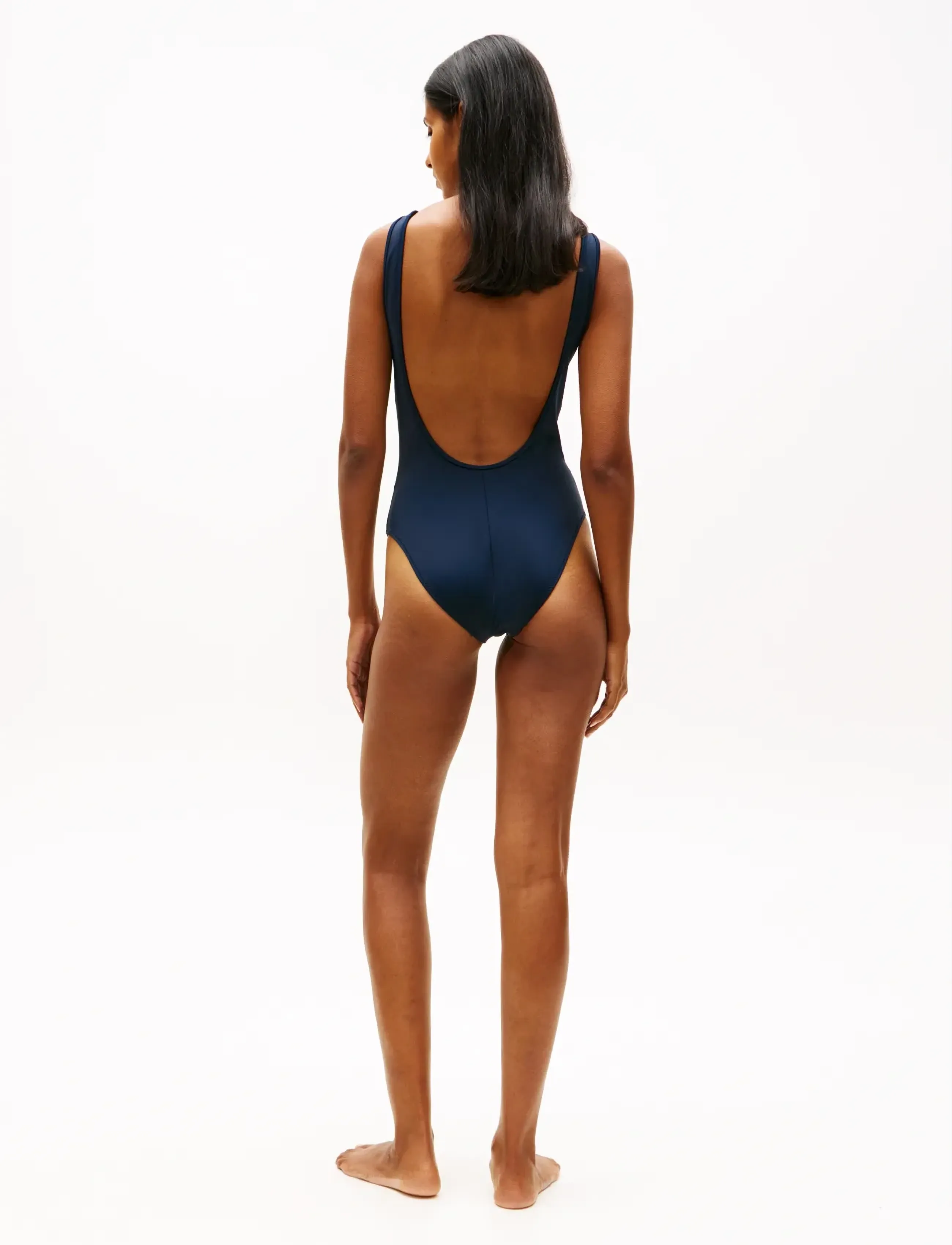 Tommy Hilfiger - SCOOP ONE PIECE (EXT SIZES) - badeanzüge - dark night navy - 2