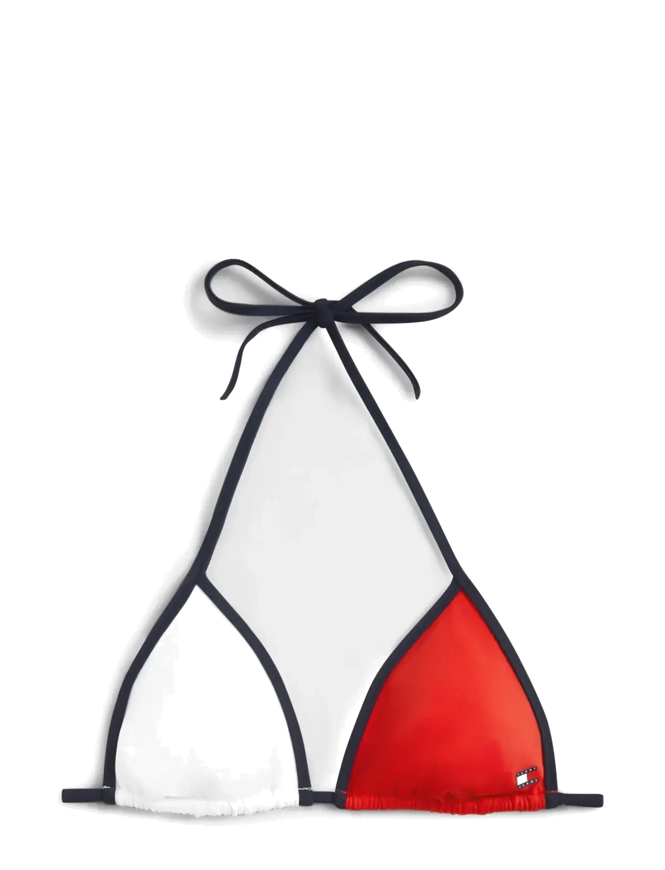 Tommy Hilfiger TRIANGLE RP - Dreieck-Bikini-Oberteile - DARK NIGHT NAVY / red