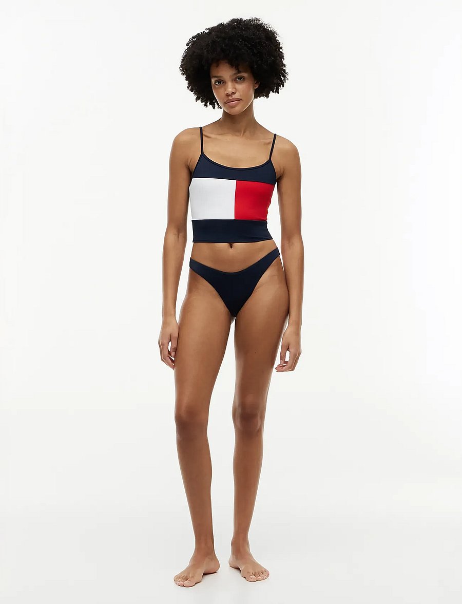 Tommy Hilfiger - CHEEKY HIGH LEG - brazilian trosor - dark night navy - 3