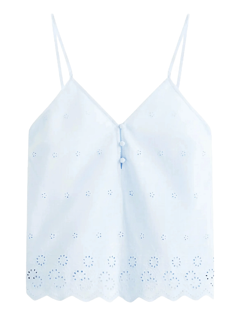 Tommy Hilfiger - EMBROIDERY CAMI SHORT SET - pyjamas - sweet blue - 2