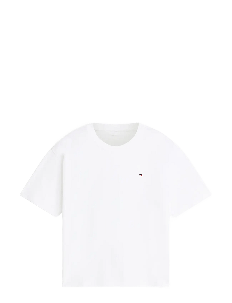 Tommy Hilfiger - SS JERSEY T-SHIRT - t-shirts - ecru - 1