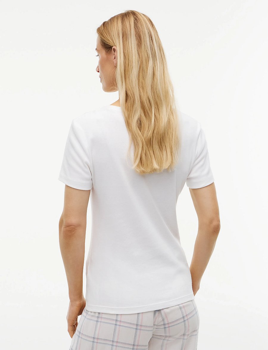 Tommy Hilfiger - SS JERSEY T-SHIRT - t-shirts - ecru - 2