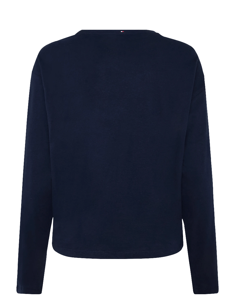 Tommy Hilfiger - LS JERSEY T-SHIRT - långärmade toppar - dark blue - 2