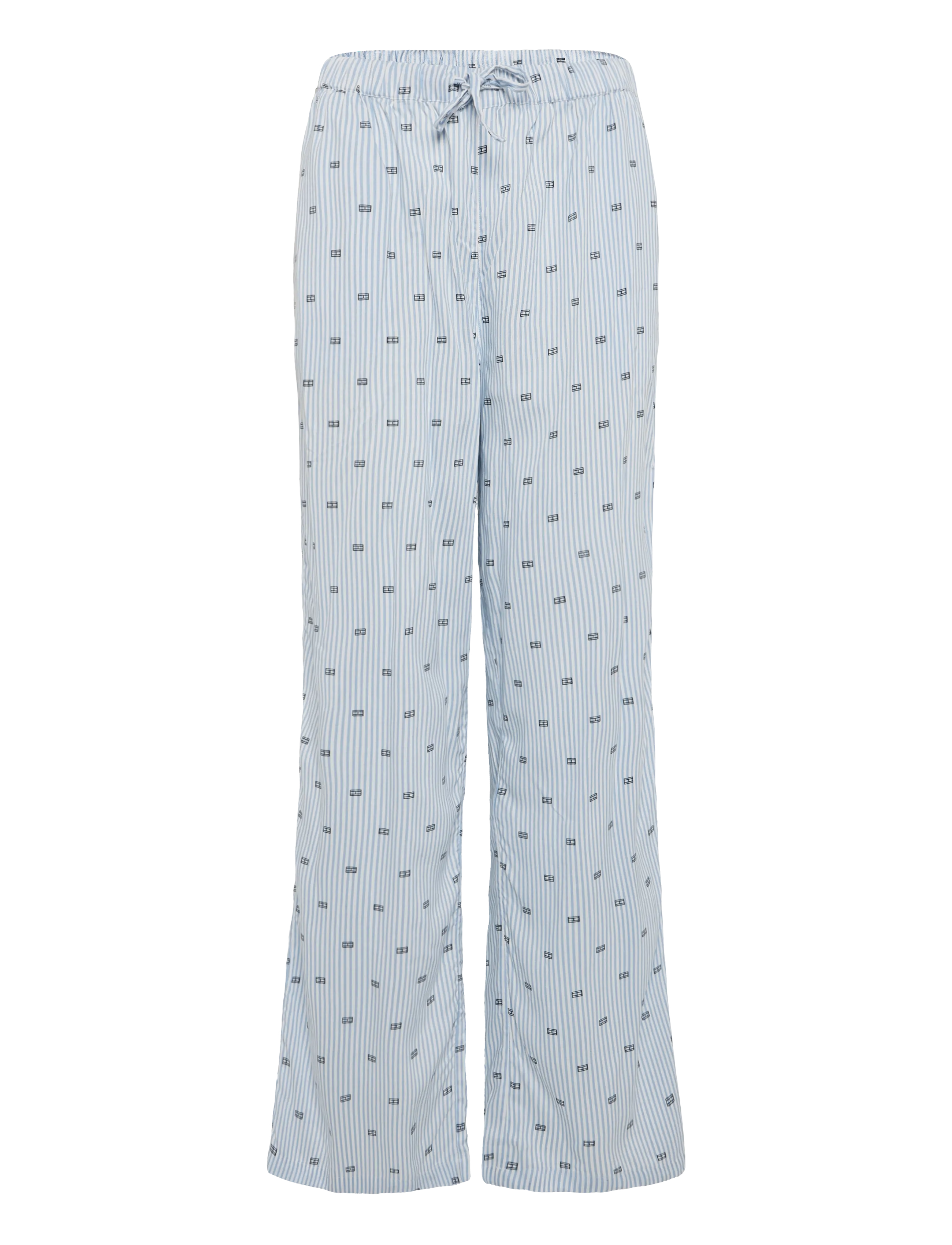 Tommy Hilfiger - LS MIX WOVEN PANTS PJ SET - pyjamas - white   flag ithaca critter - 3