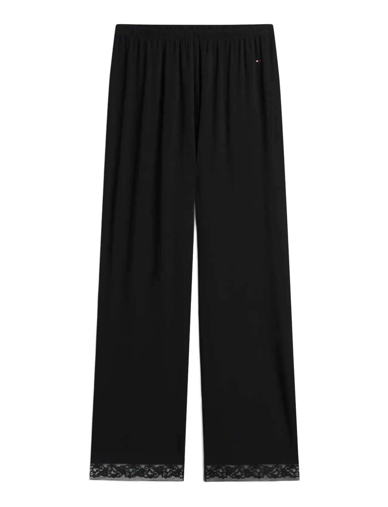 Tommy Hilfiger - PANTS W. LACE (EXT.SIZES) - black - 1