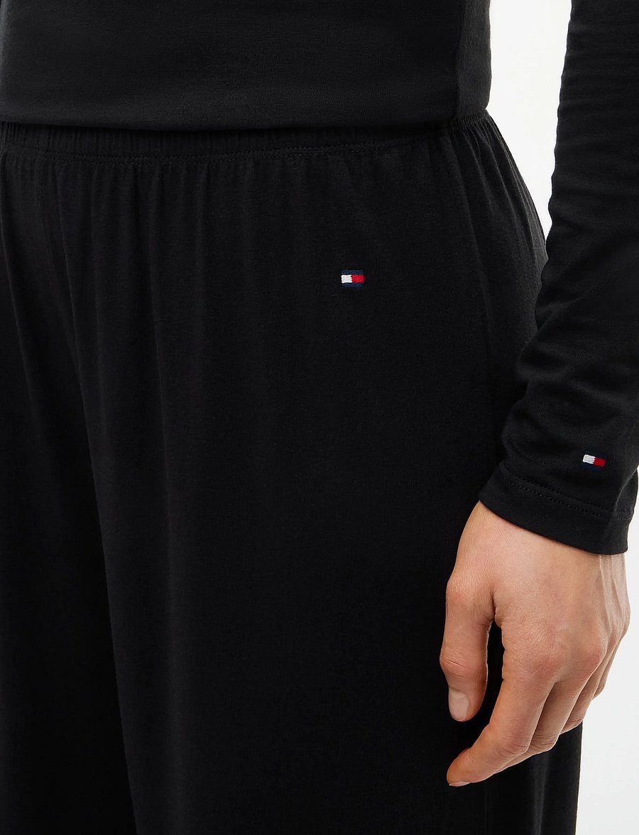Tommy Hilfiger - PANTS W. LACE (EXT.SIZES) - black - 4