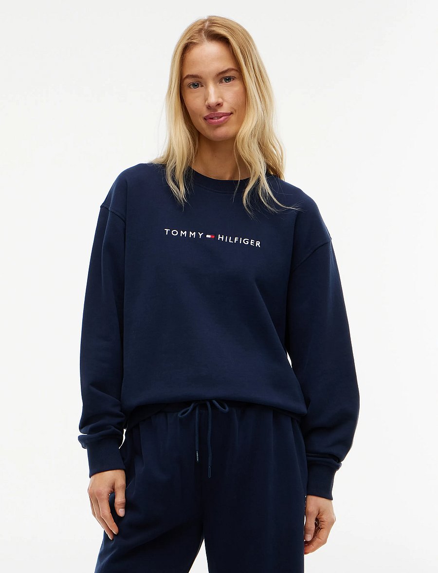 Tommy Hilfiger - Lounge Sweatshirt - sweatshirts - dark blue - 0