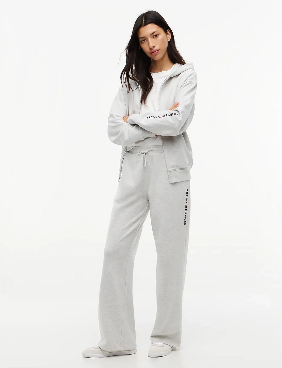 Tommy Hilfiger - TRACK PANTS - vardagsstil - warm ice grey heather - 4