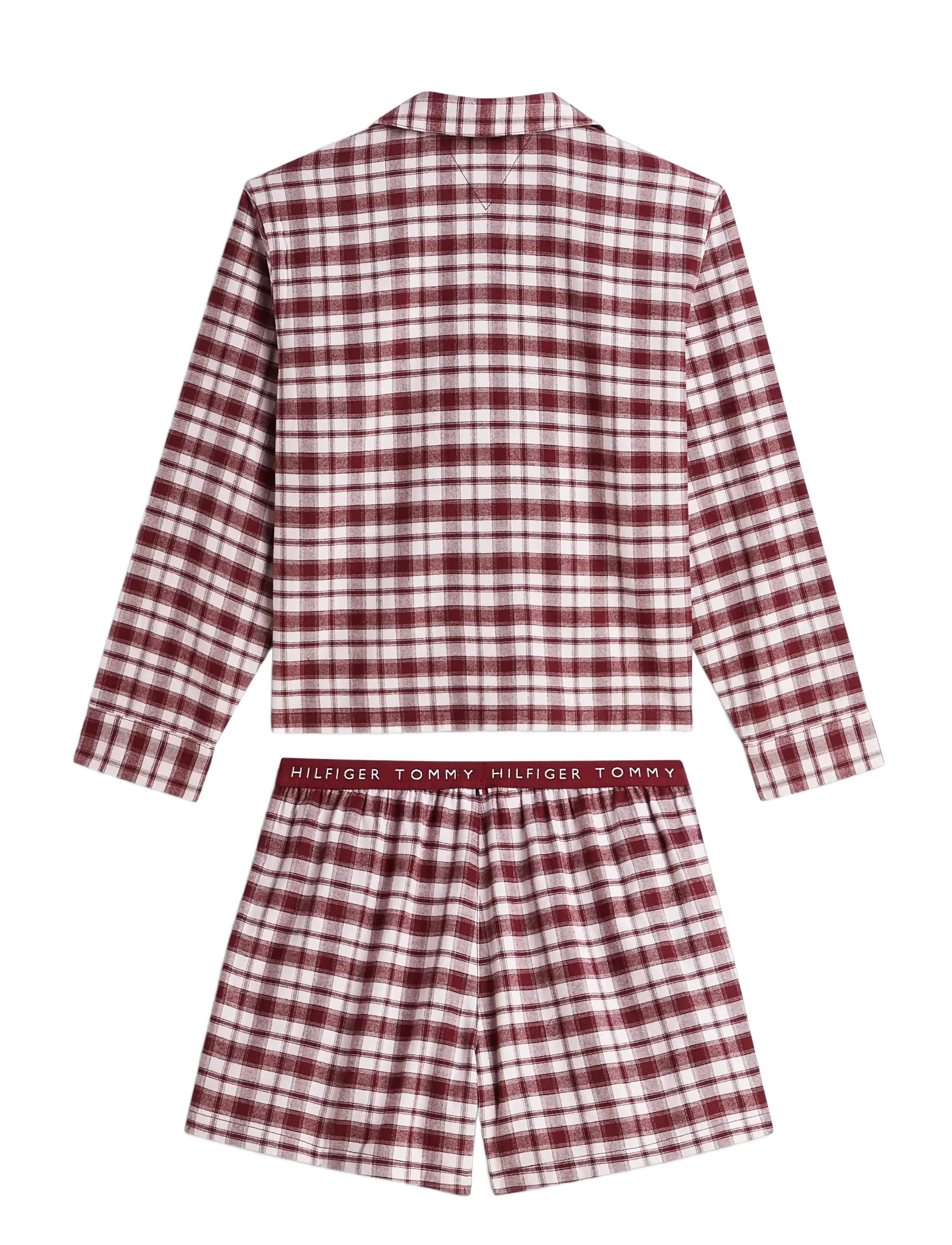 Tommy Hilfiger - GIFT SHORT FL PJ SET W.EYEMASK - pyjamas - light pink plaid - 2