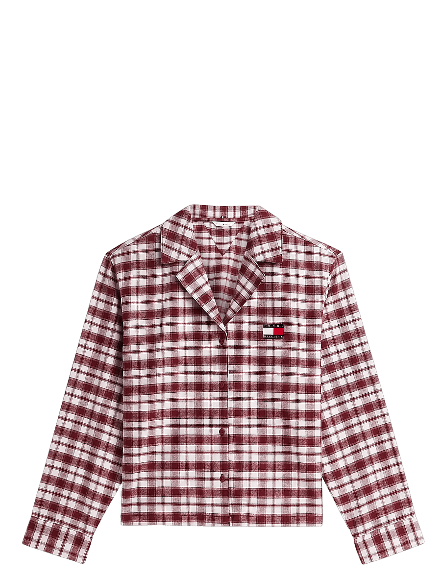 Tommy Hilfiger - GIFT SHORT FL PJ SET W.EYEMASK - pyjamas - light pink plaid - 3