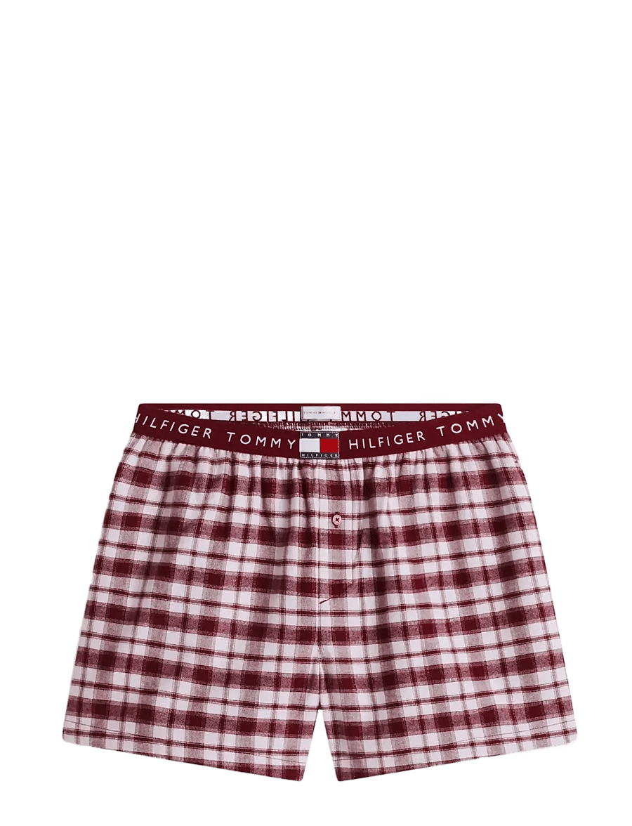 Tommy Hilfiger - GIFT SHORT FL PJ SET W.EYEMASK - pyjamas - light pink plaid - 5