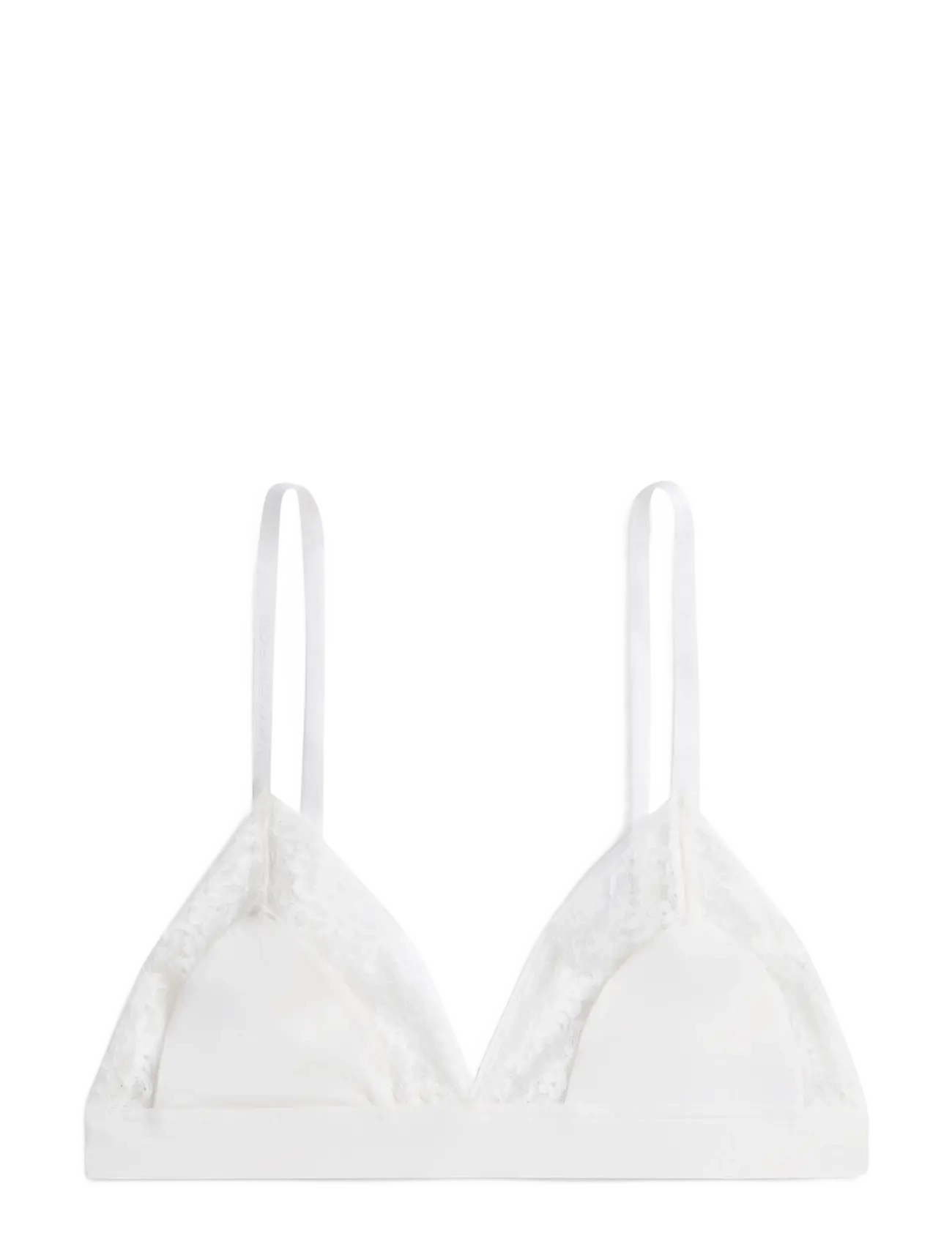 Tommy Hilfiger - TRIANGLE - bralette - ivory silk - 1