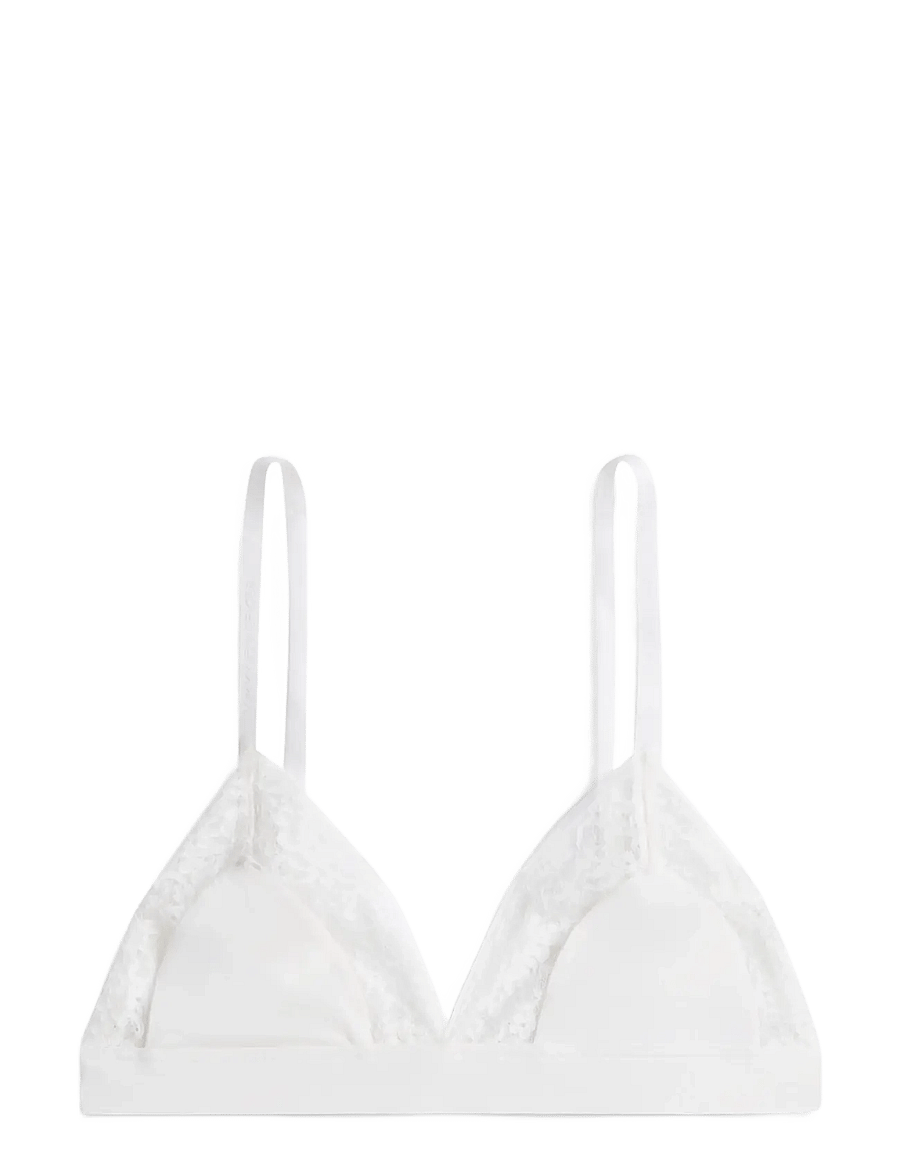 Tommy Hilfiger - TRIANGLE - bralette - ivory silk - 1
