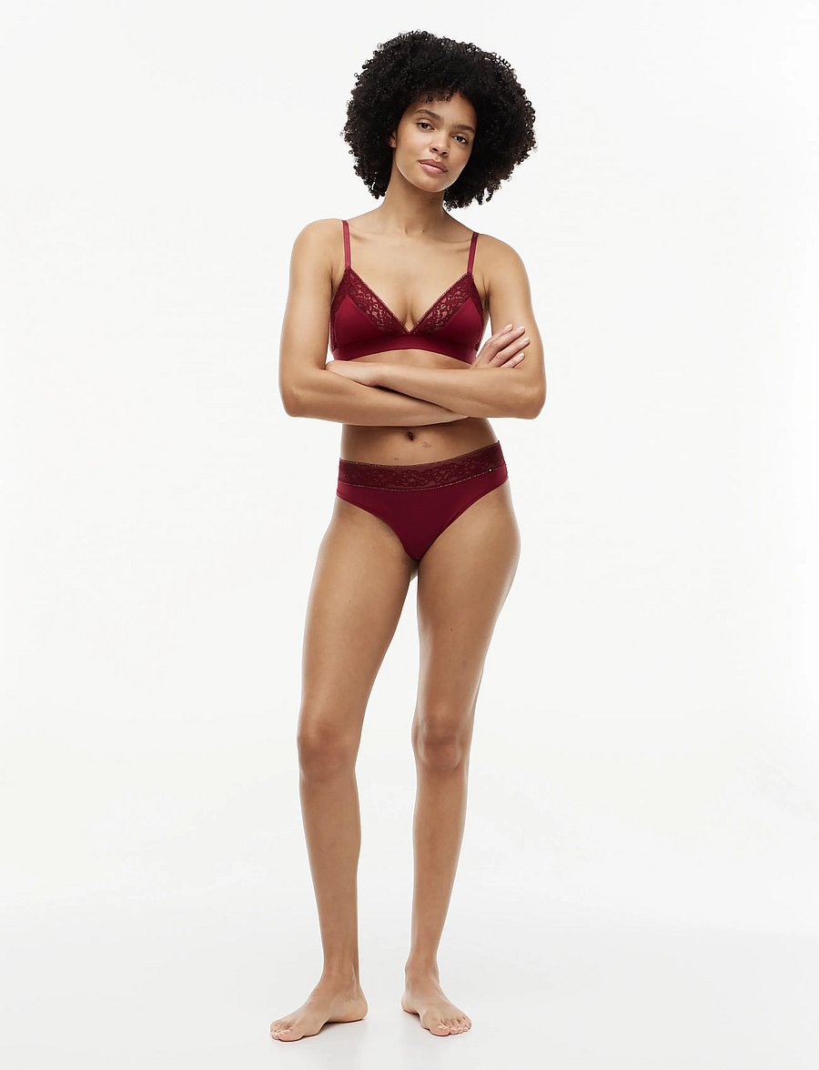 Tommy Hilfiger - TRIANGLE - bralette - rouge lurex - 3