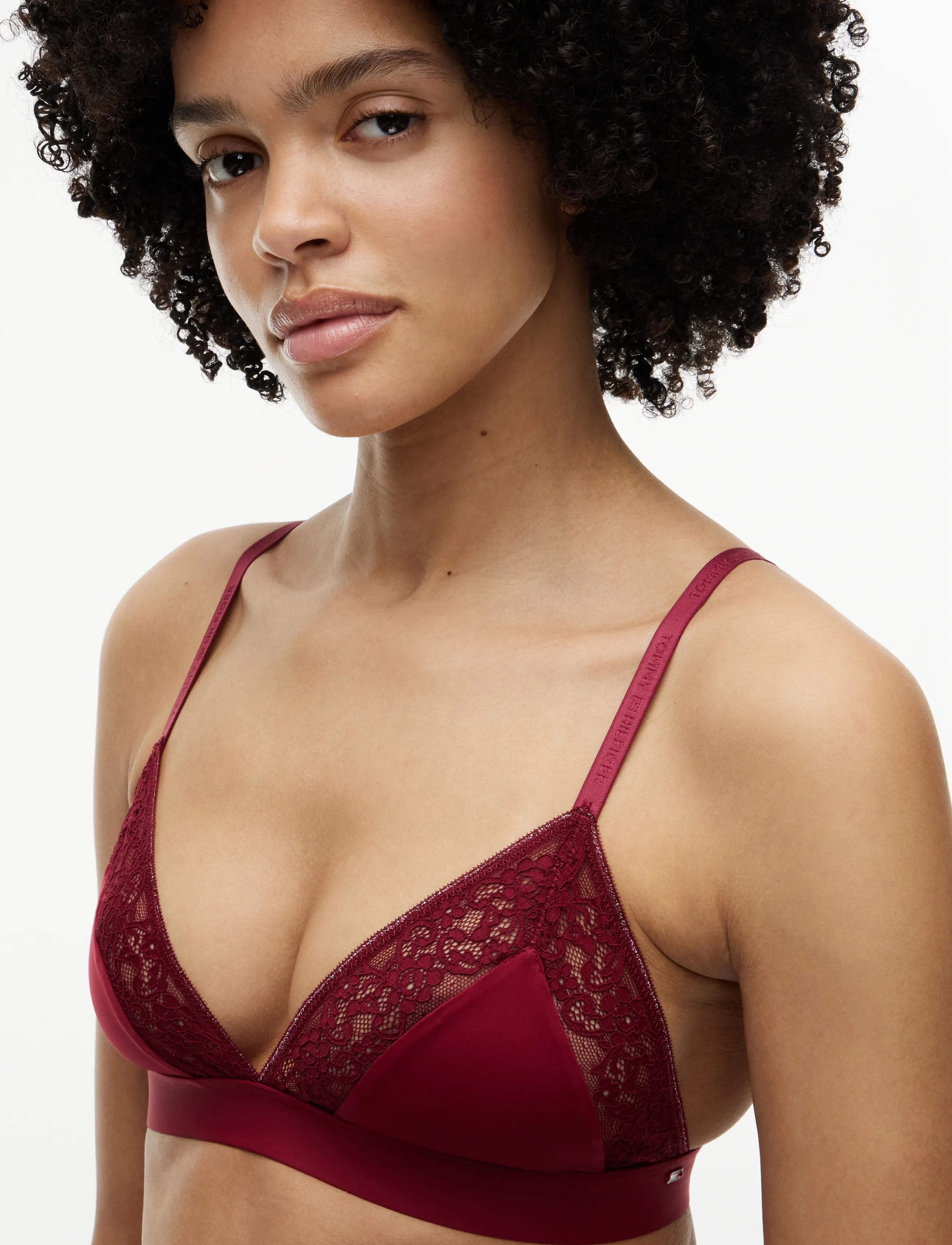 Tommy Hilfiger - TRIANGLE - bralette - rouge lurex - 4