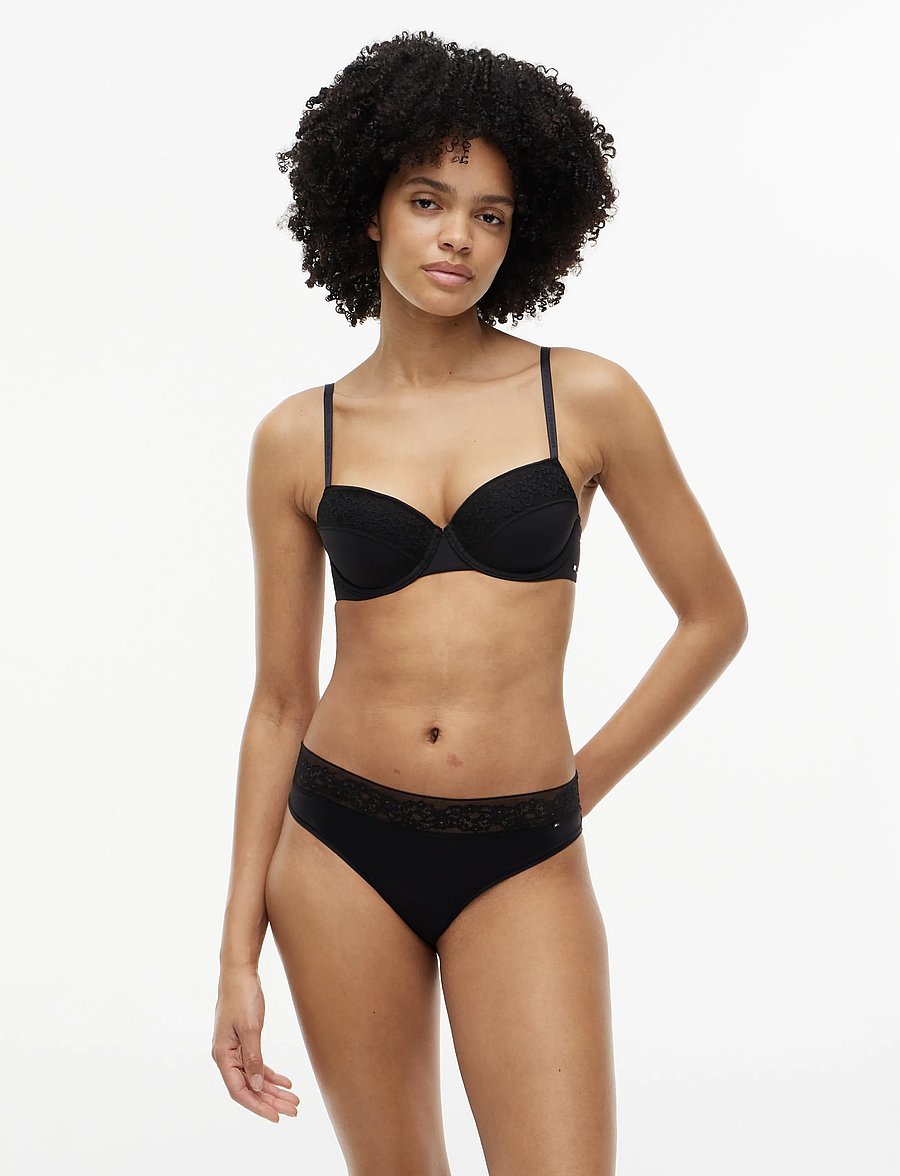 Tommy Hilfiger - THONG - tangas - black - 0