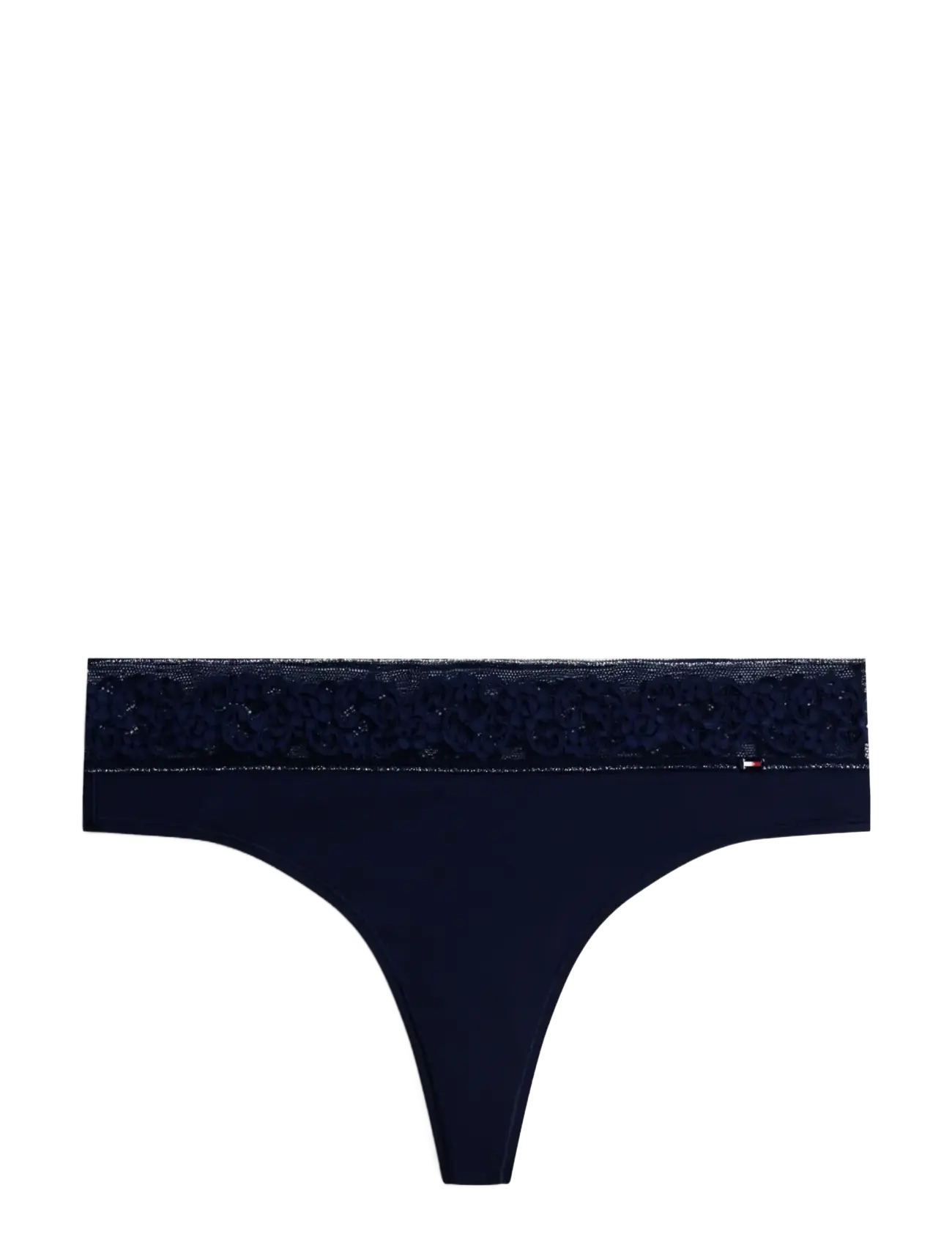 Tommy Hilfiger THONG - Undertøj - DARK BLUE LUREX / navy