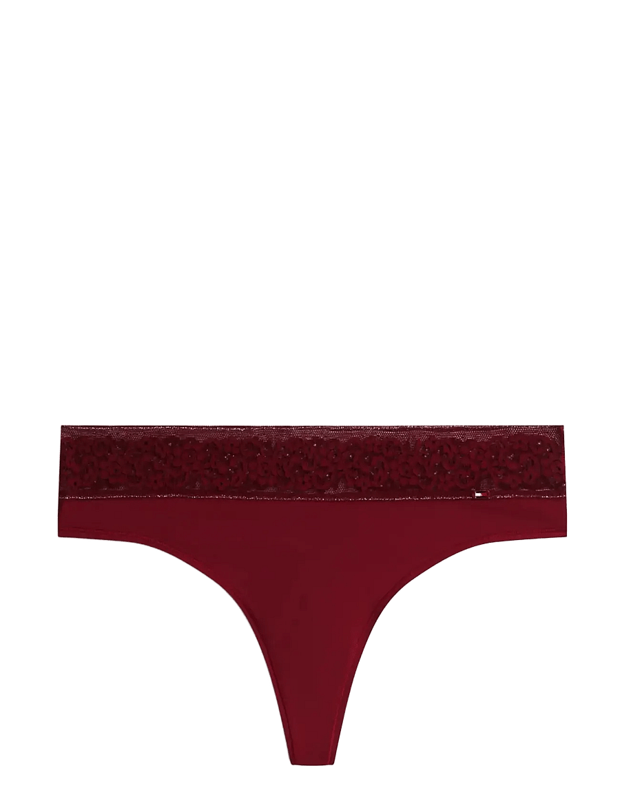 Tommy Hilfiger - THONG - stringtrusser - rouge lurex - 1
