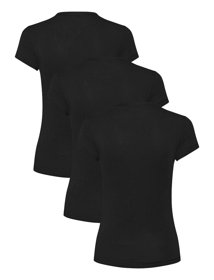 Tommy Hilfiger - 3 PACK SS T-SHIRT - t-shirts - black black black - 2