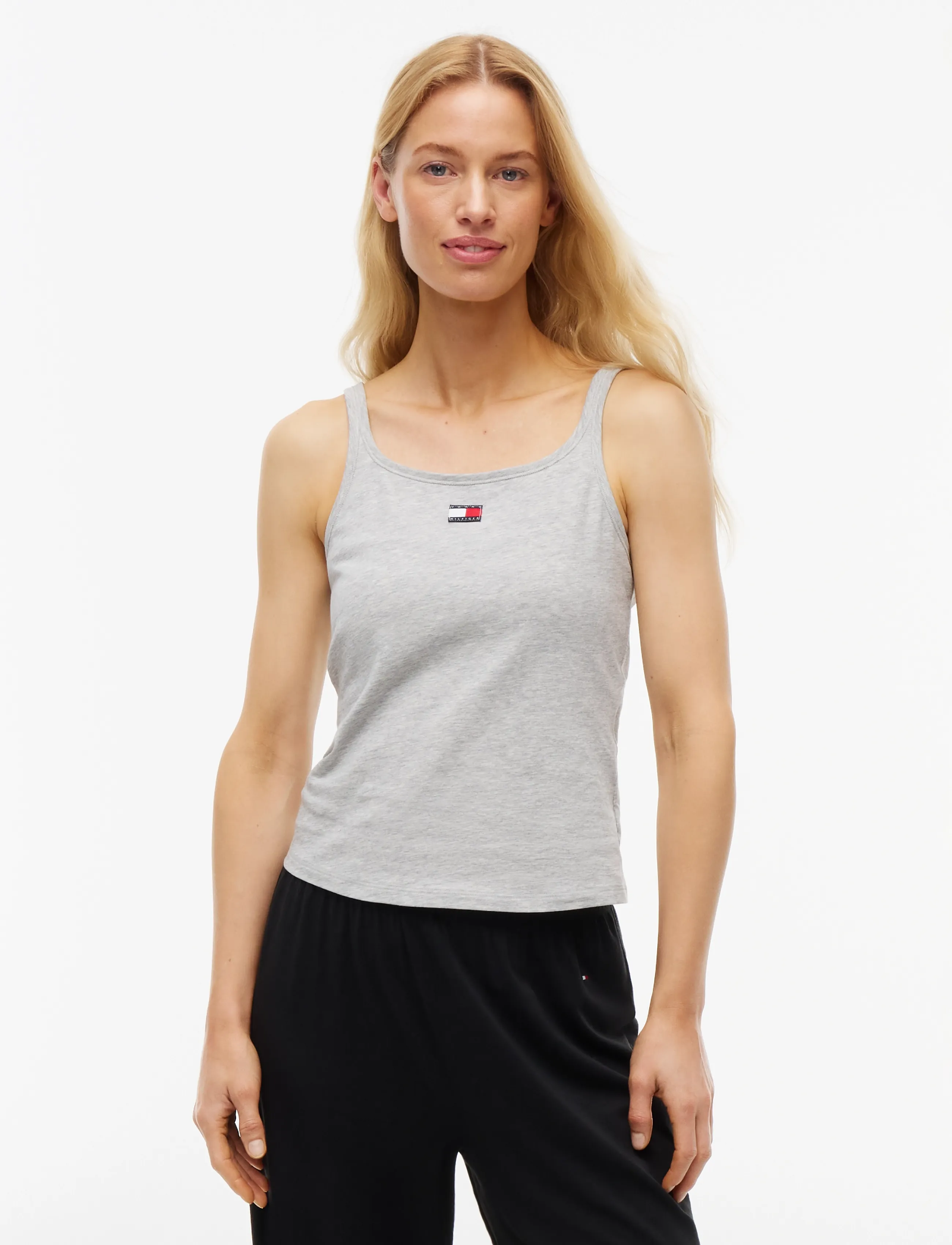 Tommy Hilfiger - 3 PACK TANK TOP - tanktops - black l g htr white - 4