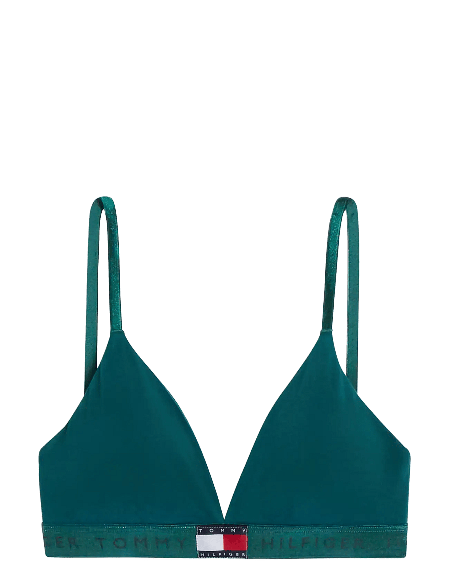Tommy Hilfiger - SHINE WB RP TRIANGLE (EXT.SIZES) - bh'er uden bøjle - ornamental green - 1