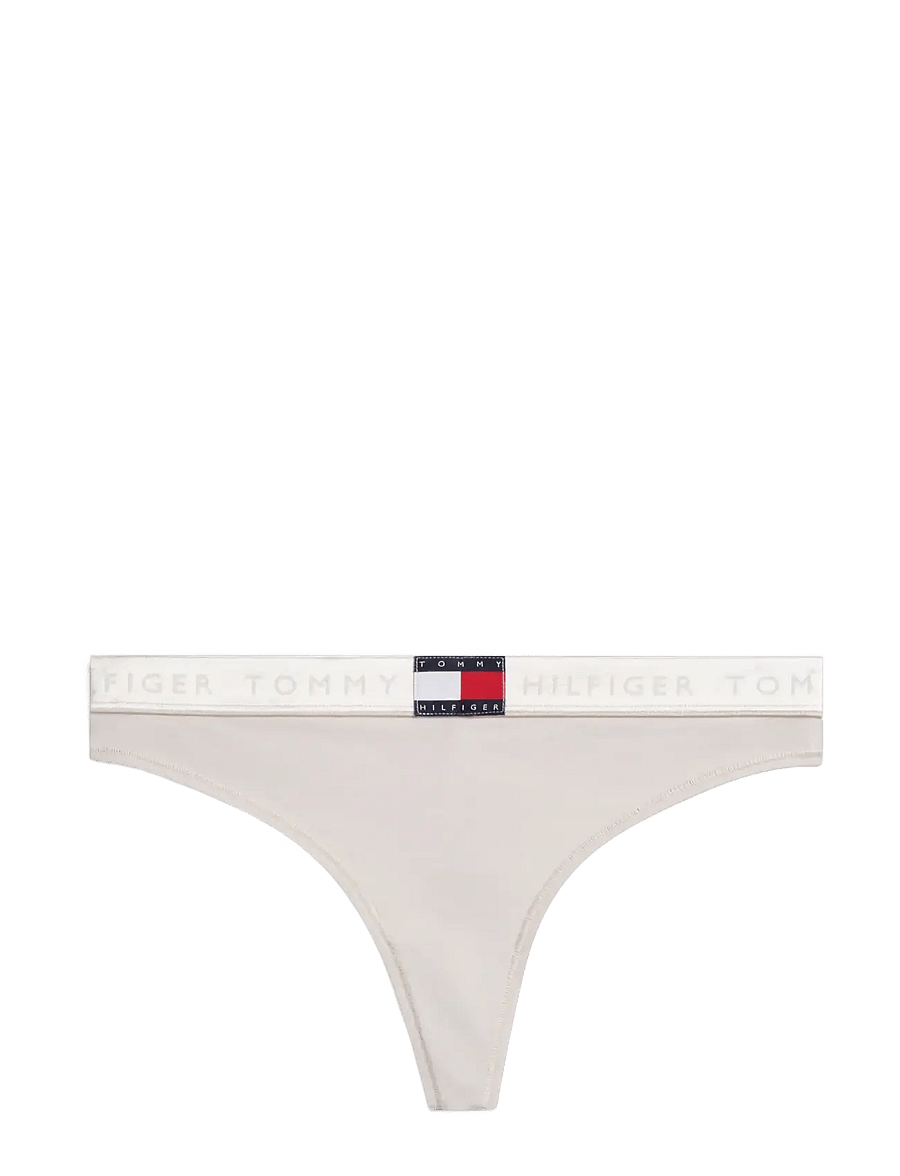 Tommy Hilfiger - SHINE WB THONG (EXT.SIZES) - thongs - cashmere creme - 1