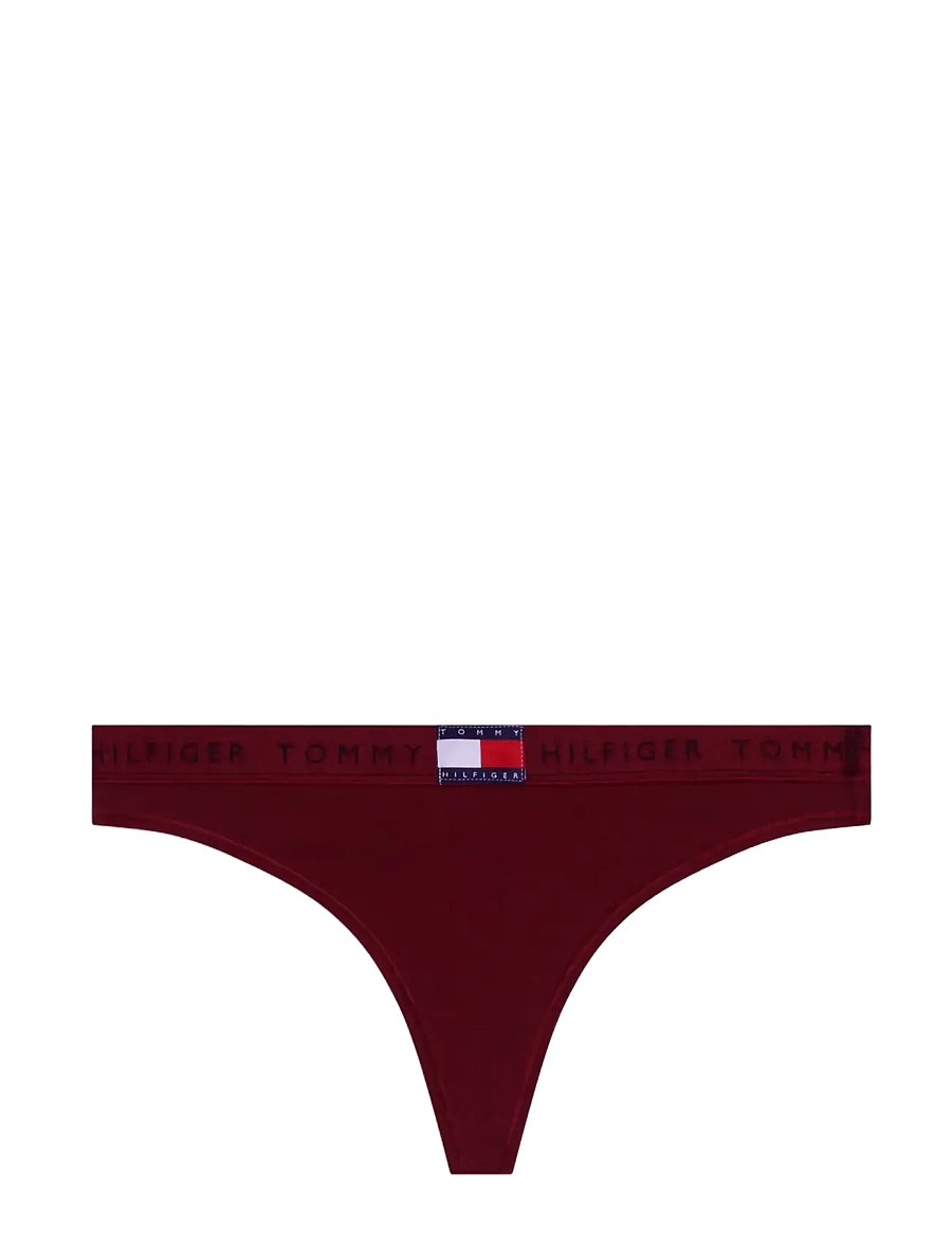 Tommy Hilfiger - SHINE WB THONG (EXT.SIZES) - stringtrusser - rouge - 0