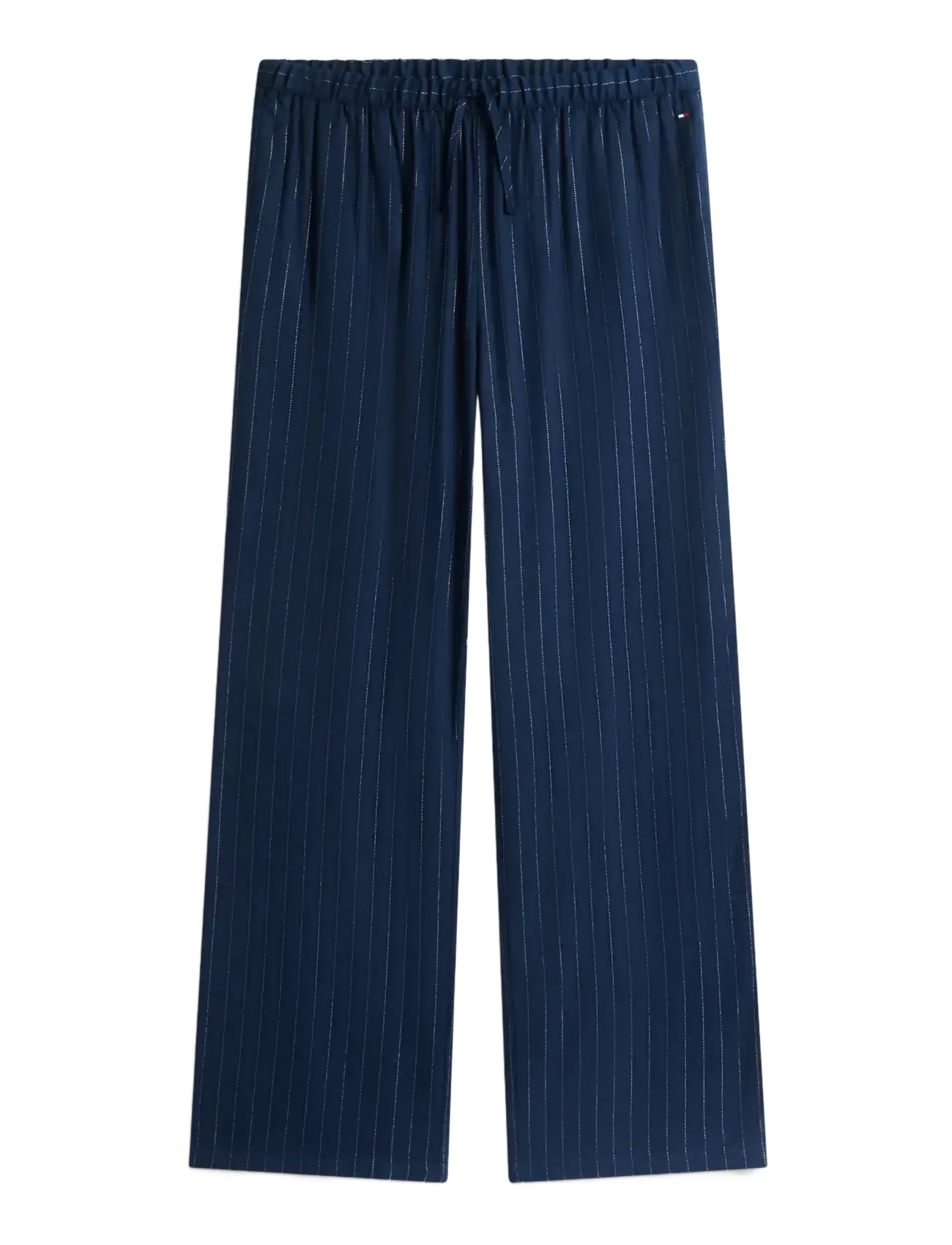 Tommy Hilfiger - LUREX LS SHIRT FLANNEL SET - pyjamas - navy pinstripe lurex - 4