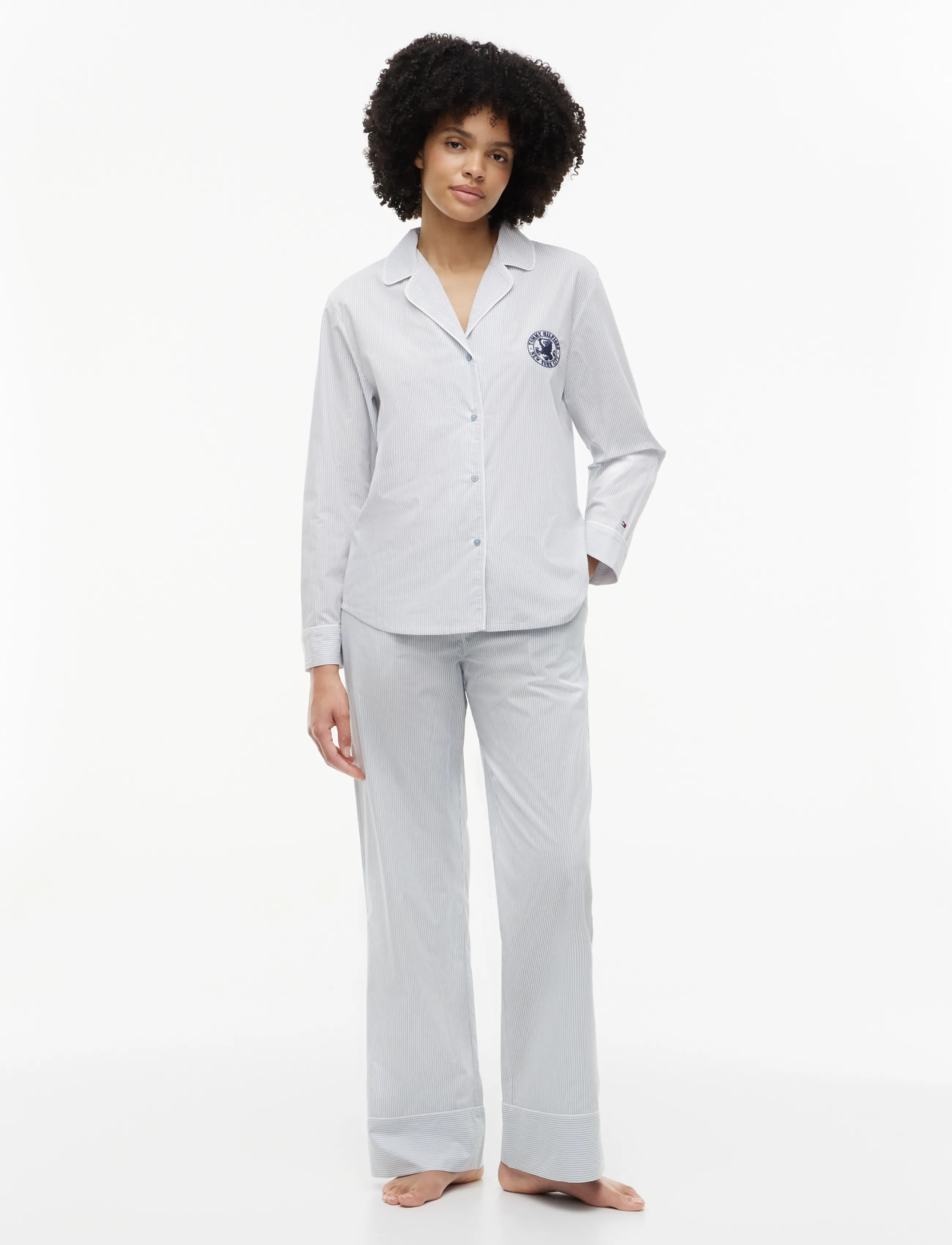 Tommy Hilfiger - POPLIN PANTS - classic ithaca brisk blue - 3