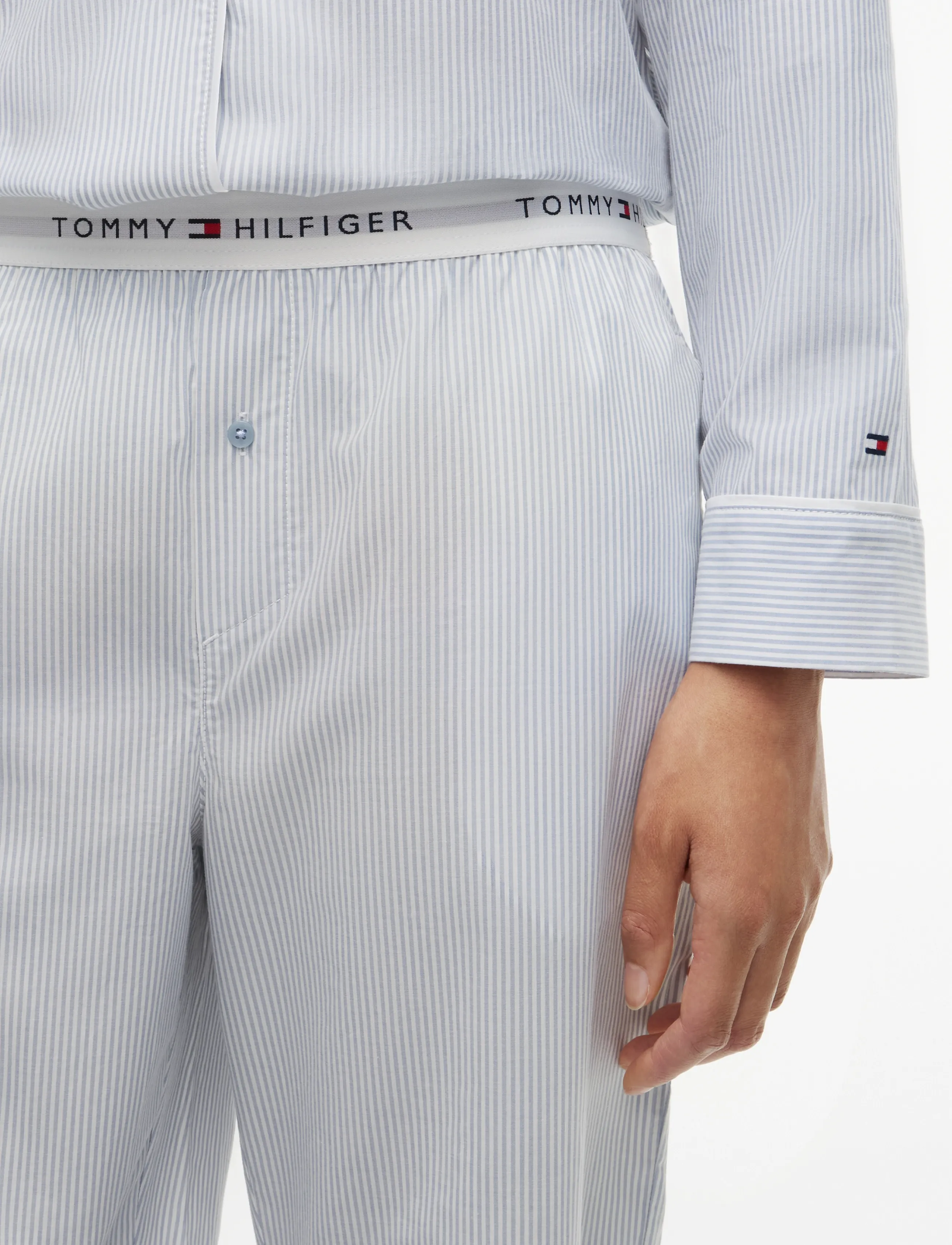 Tommy Hilfiger - POPLIN PANTS - classic ithaca brisk blue - 4