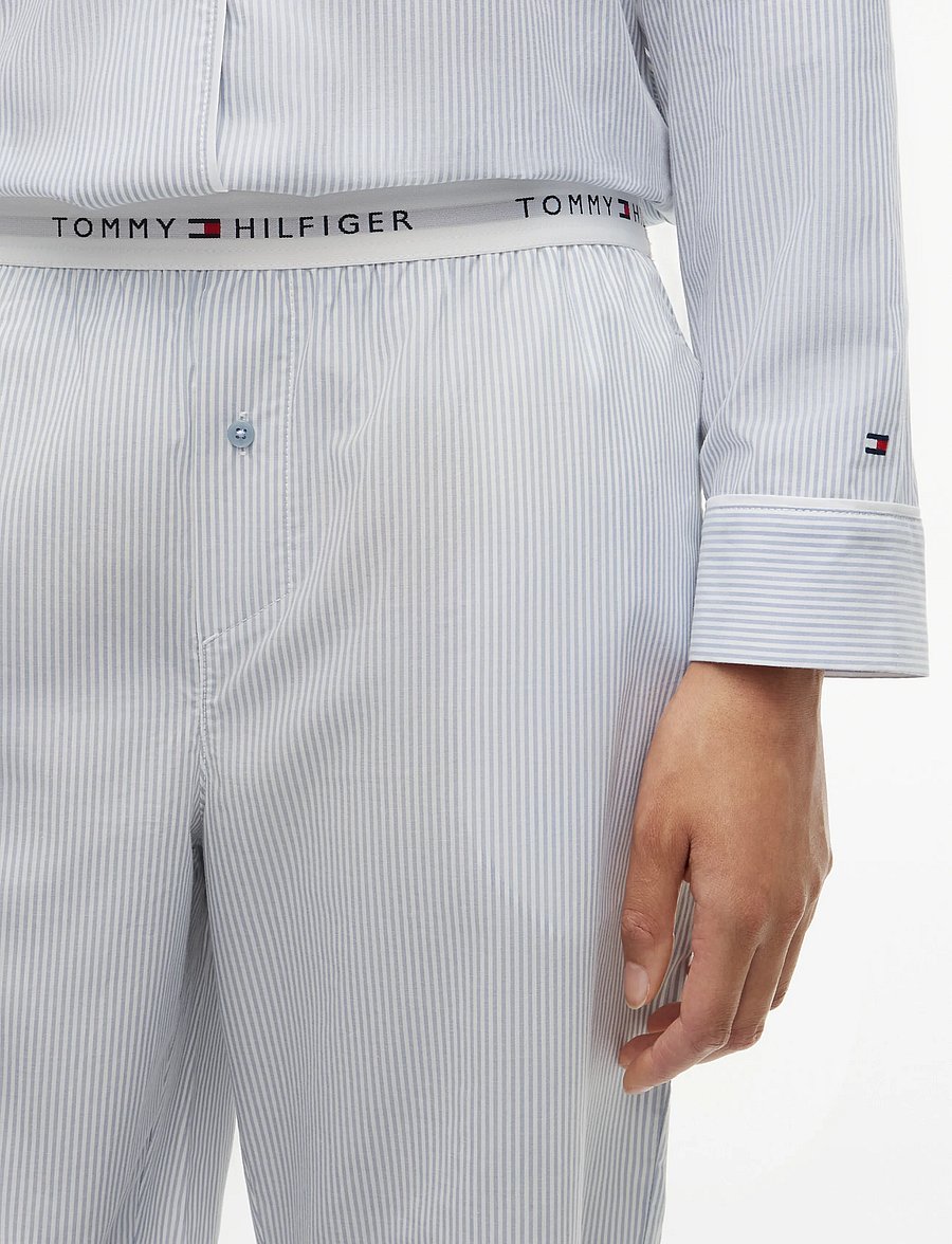 Tommy Hilfiger - POPLIN PANTS - classic ithaca brisk blue - 4