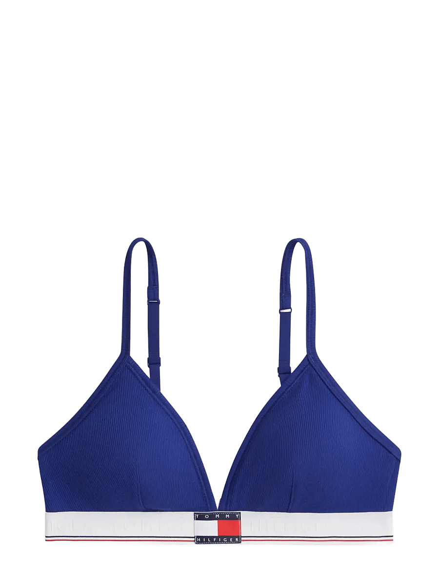 Tommy Hilfiger - VARSITY RIB RP TRIANGLE - bralette - blue ink - 1