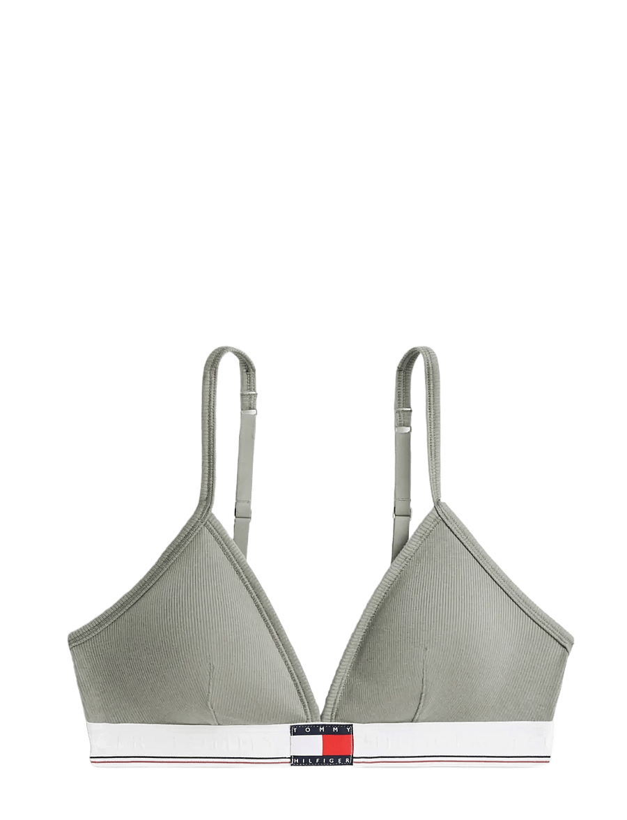 Tommy Hilfiger - VARSITY RIB RP TRIANGLE - bralette - utility sage - 1