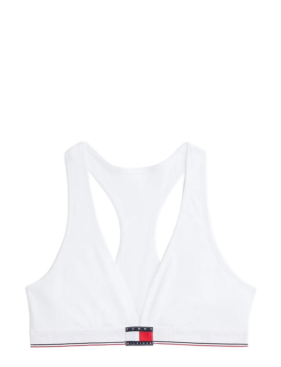Tommy Hilfiger - VARSITY RIB RACERBACK BRALETTE - bralette - white - 1