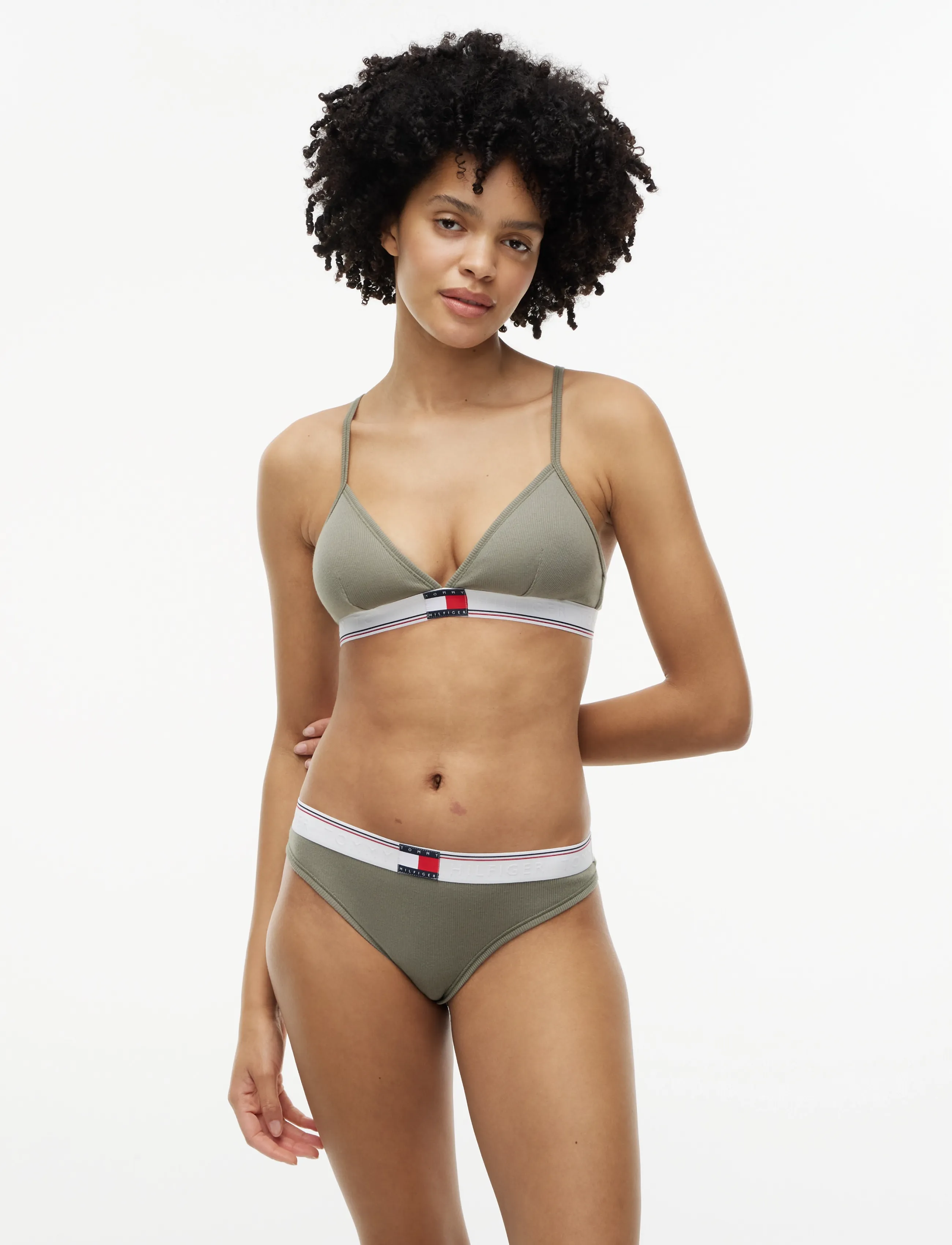 Varsity Rib Thong
